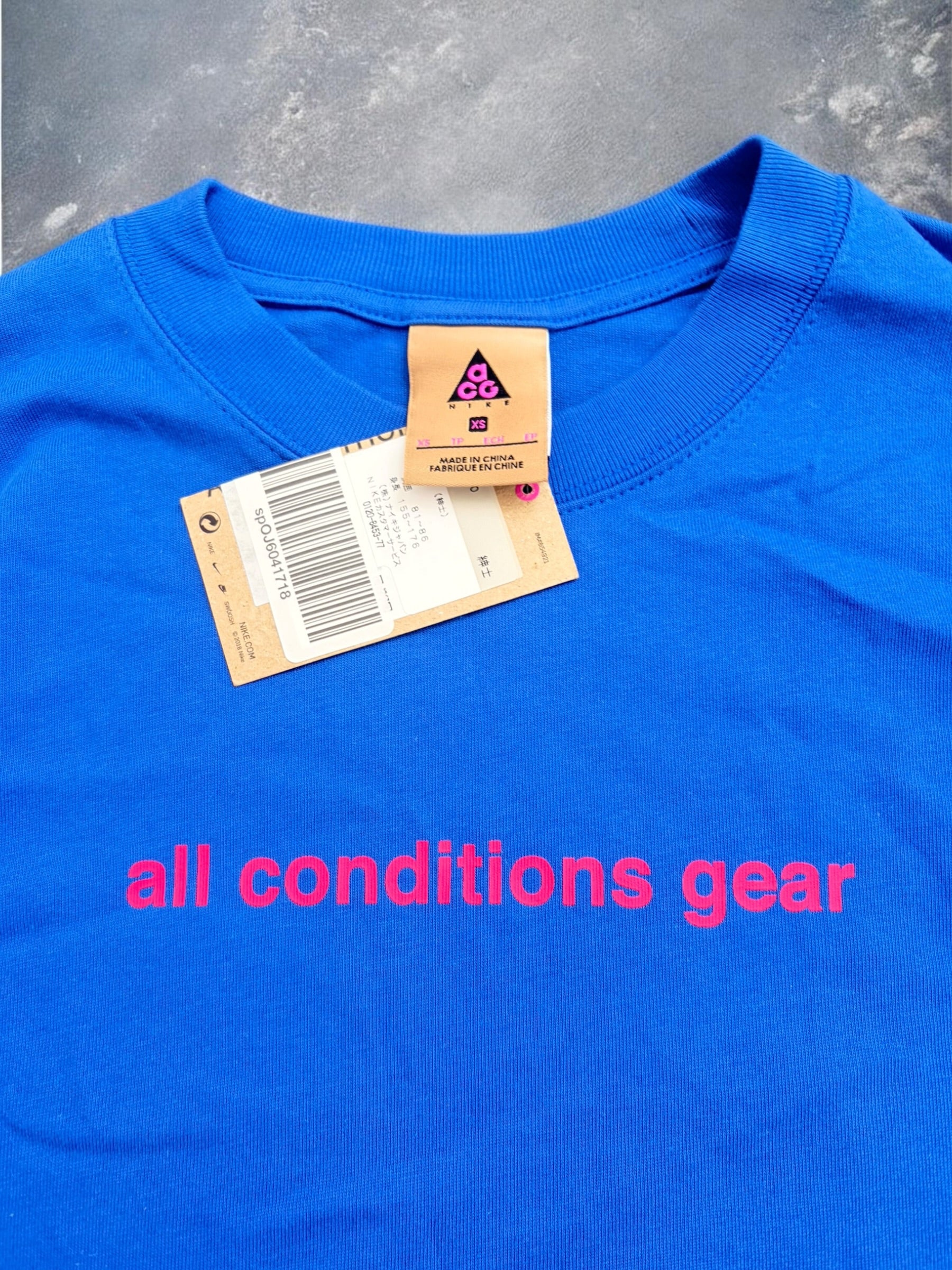 Nike ACG Print BNWT Blue Tee