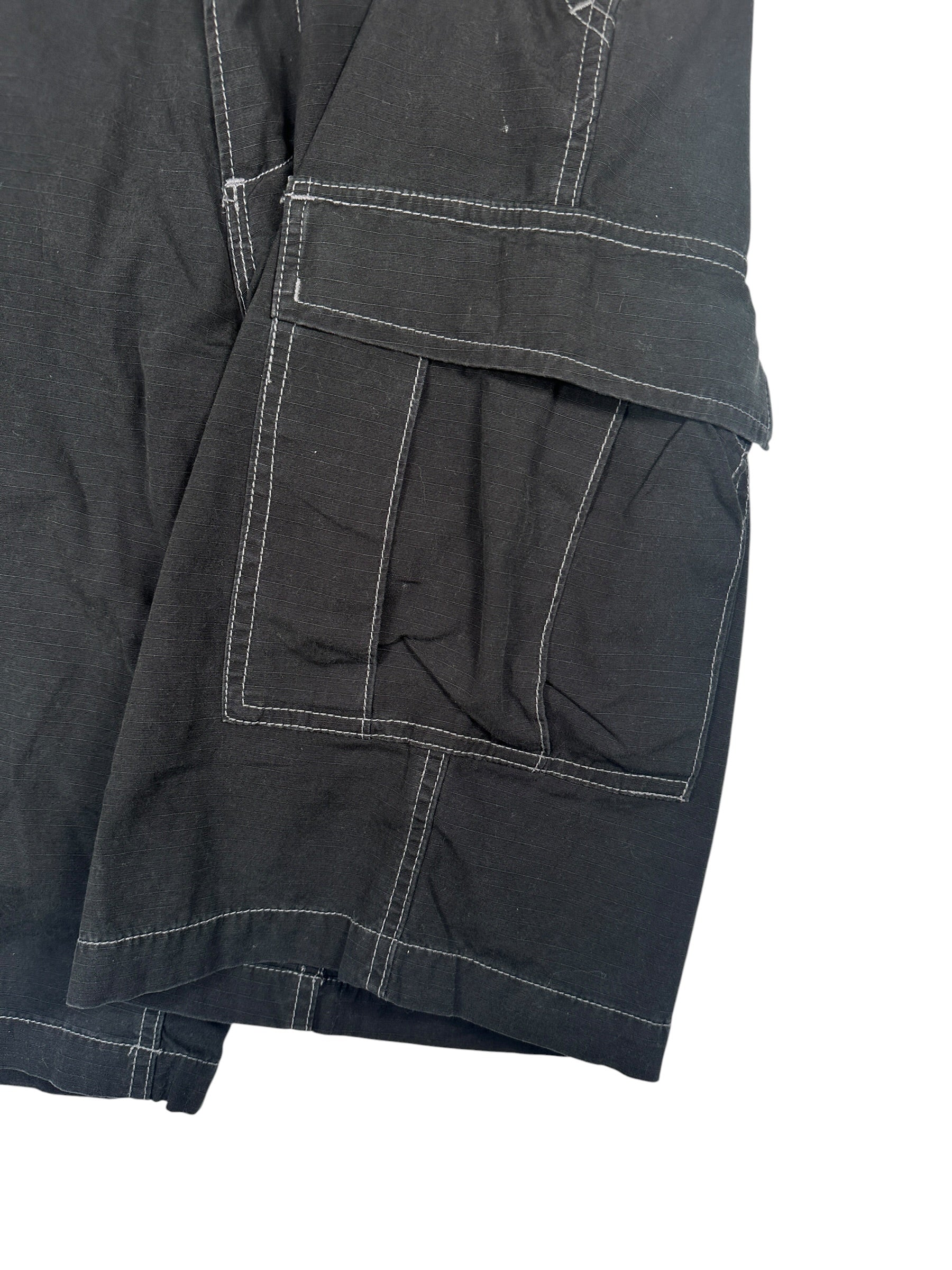 Avirex Vintage Black Cargo Shorts