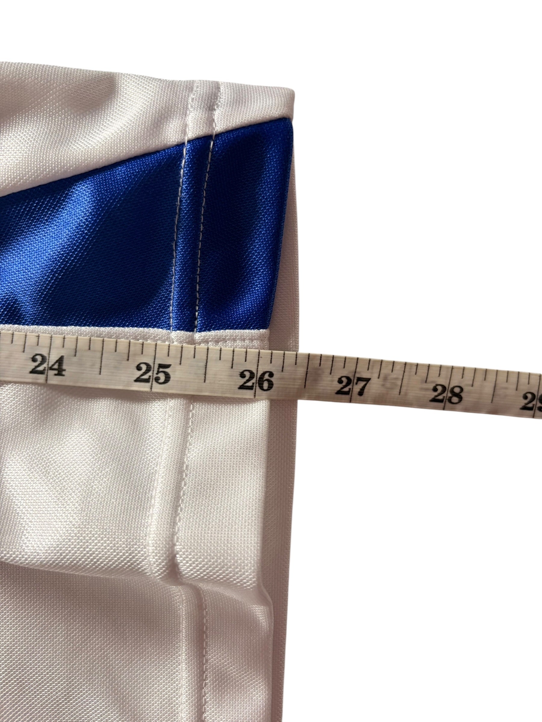 Umbro Vintage Panelled White & Blue Tee