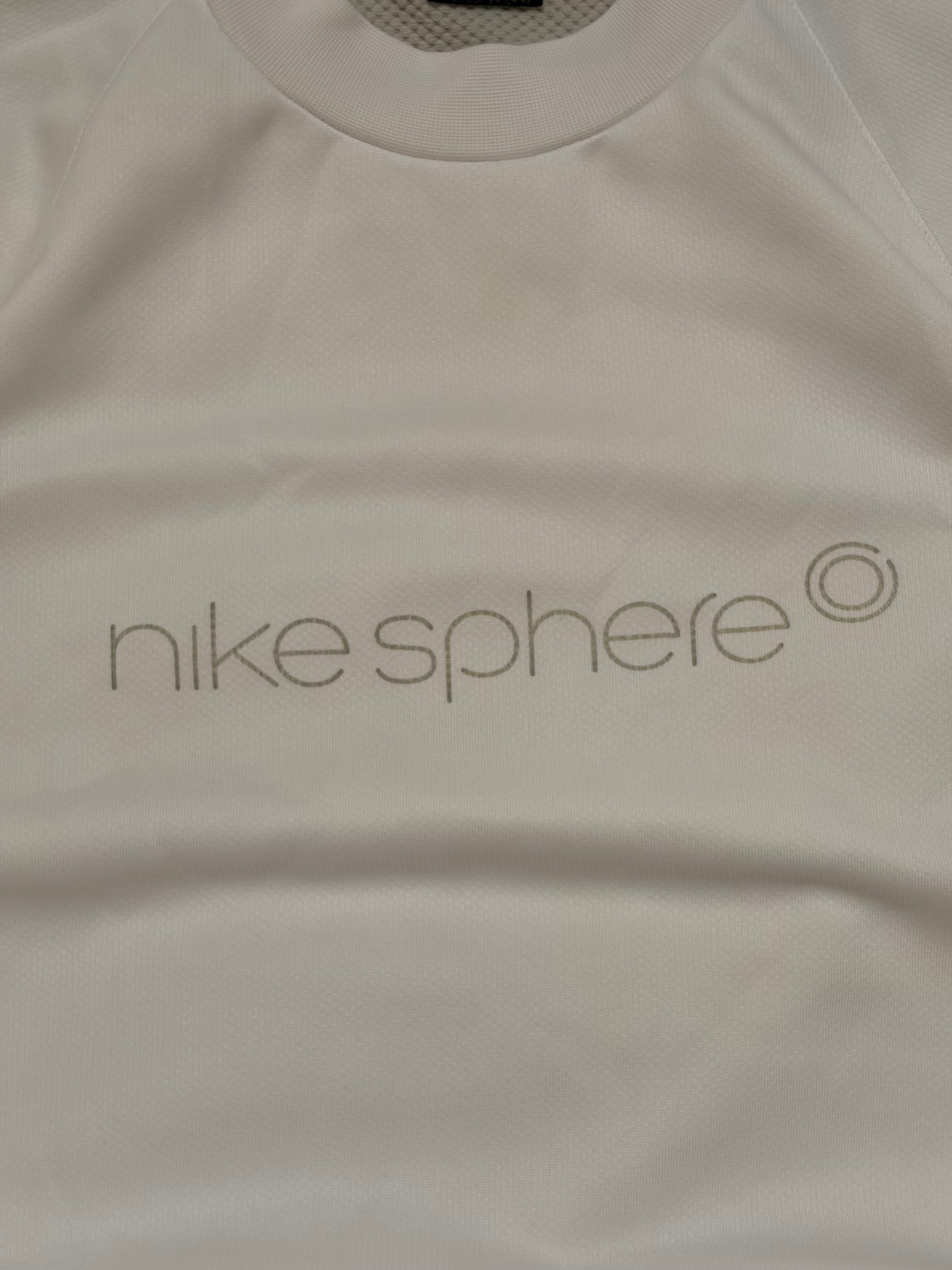 Vintage Early 2000s Nike Sphere White & Grey Tee