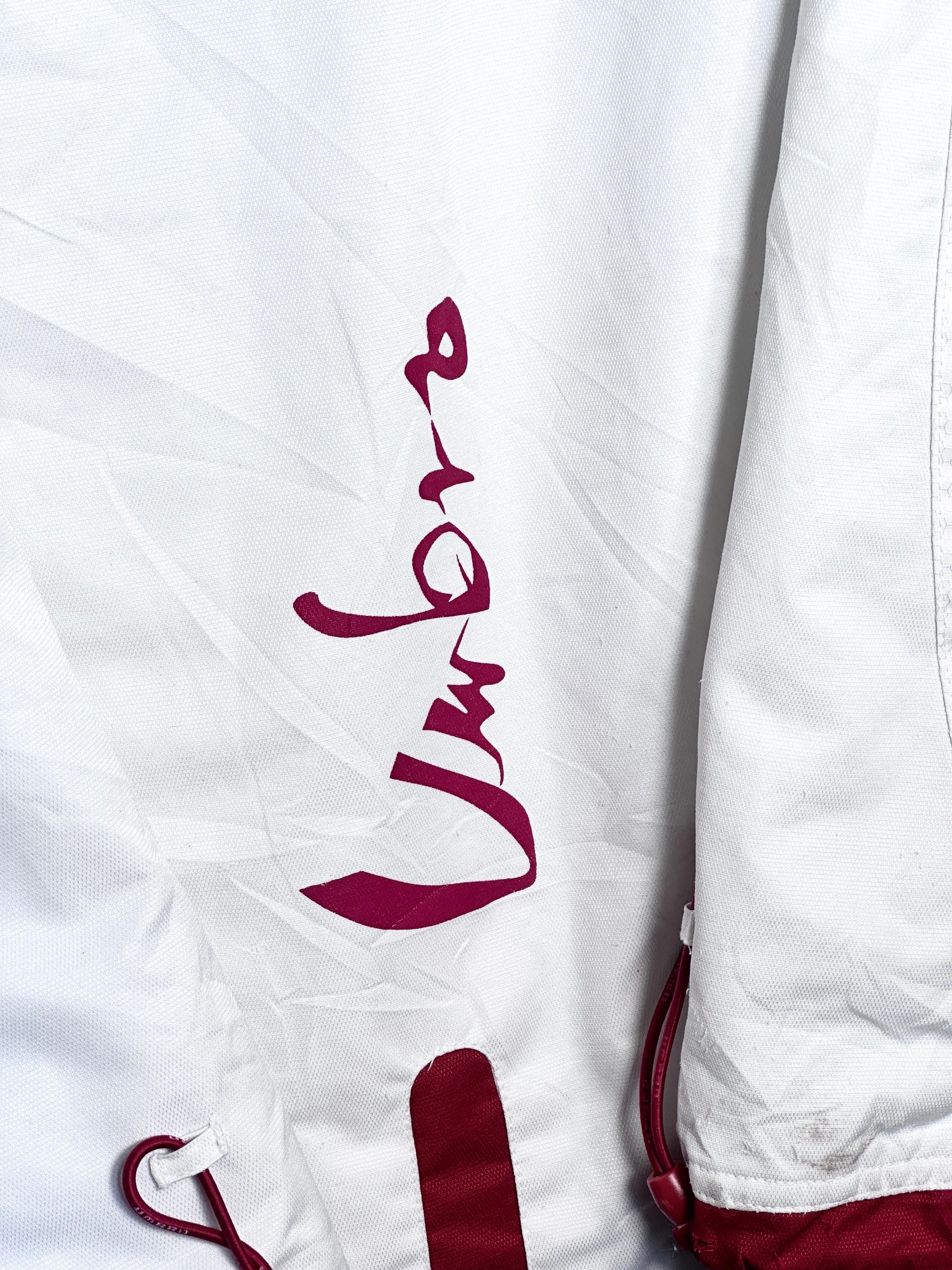 Umbro Vintage White Red Ski Coat