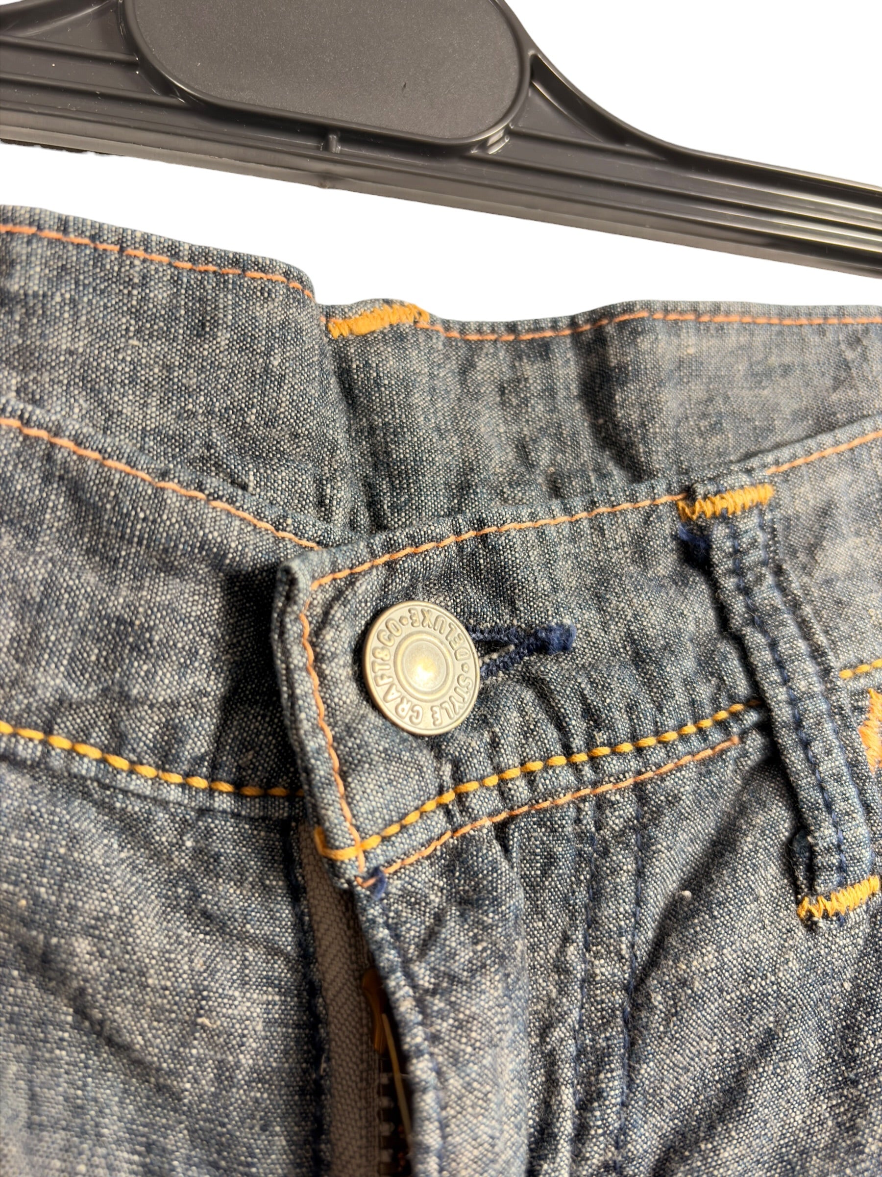 Evisu Vintage Premium Navy Jorts