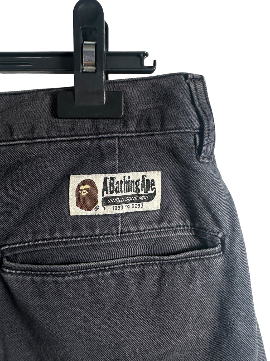 BAPE Premium Black Washed Jeans
