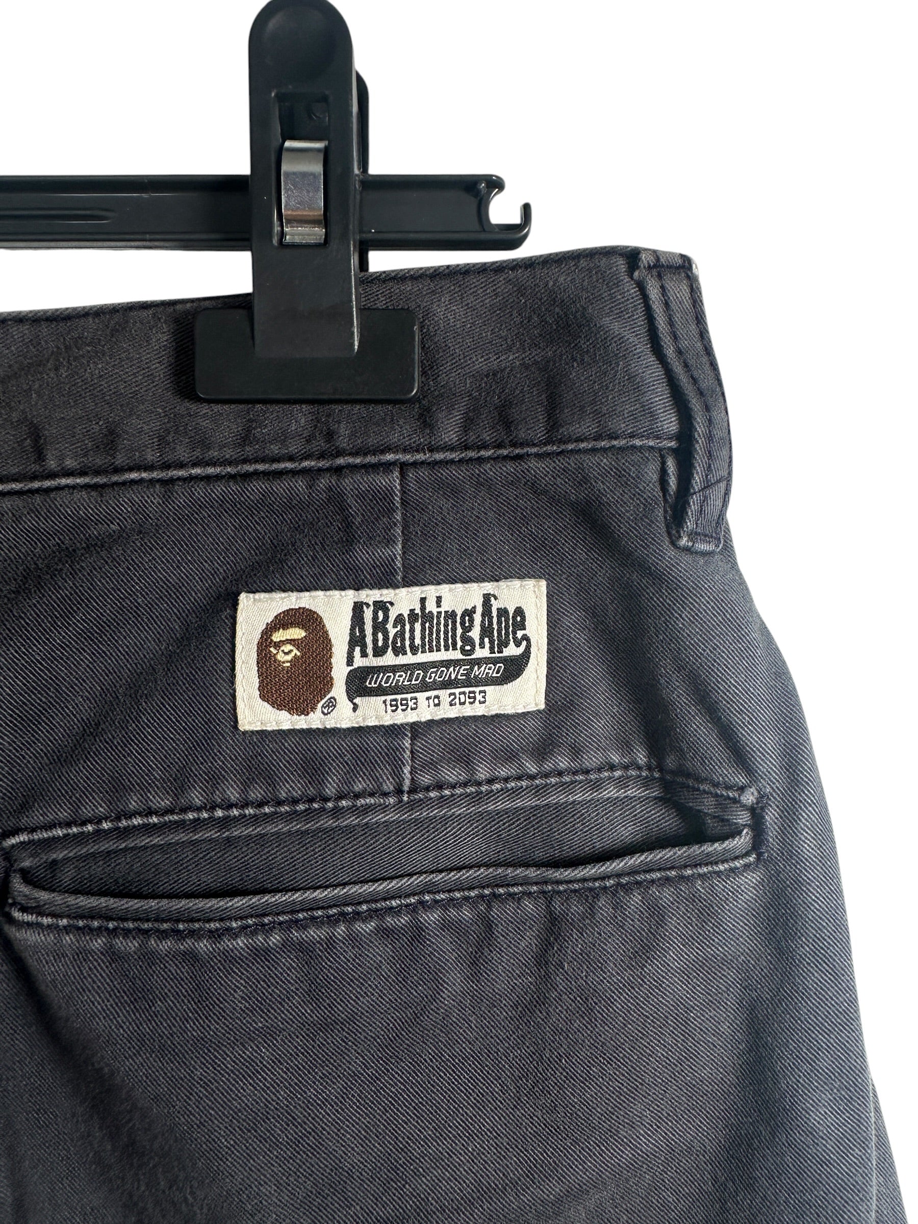 BAPE Premium Black Washed Jeans