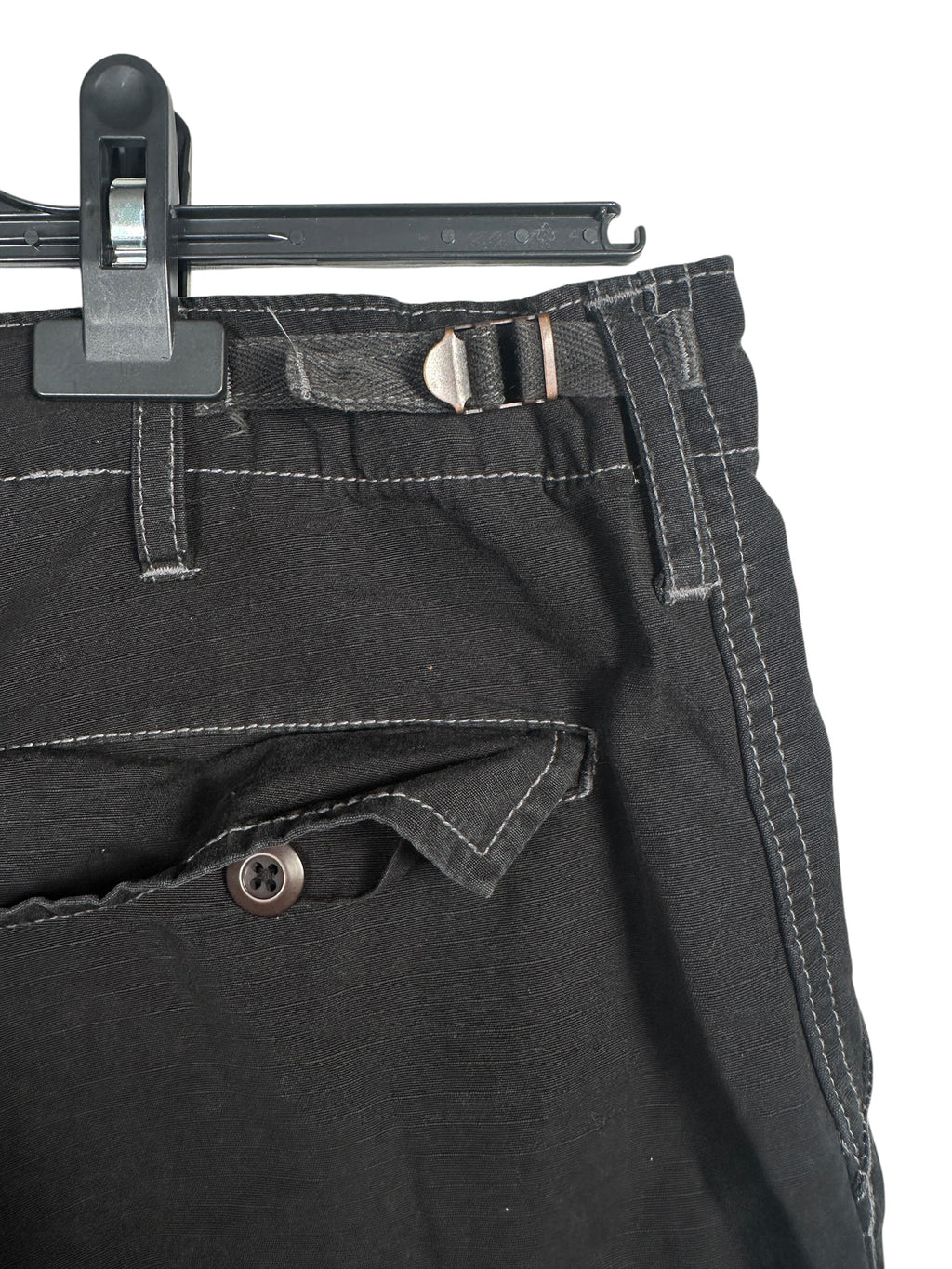 Avirex Vintage Black Cargo Shorts
