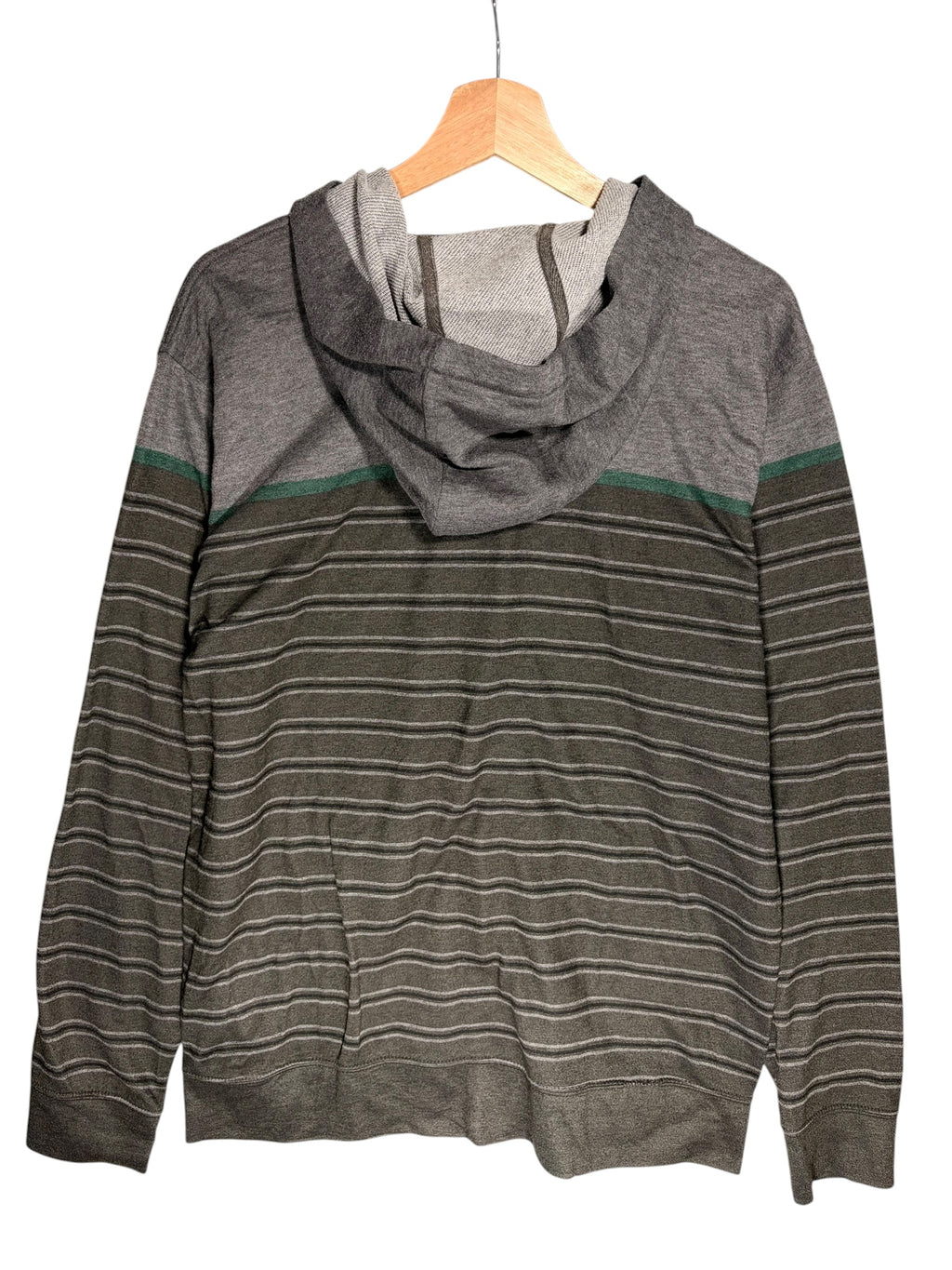Oakley Vintage Japanese Striped Grey Hoodie