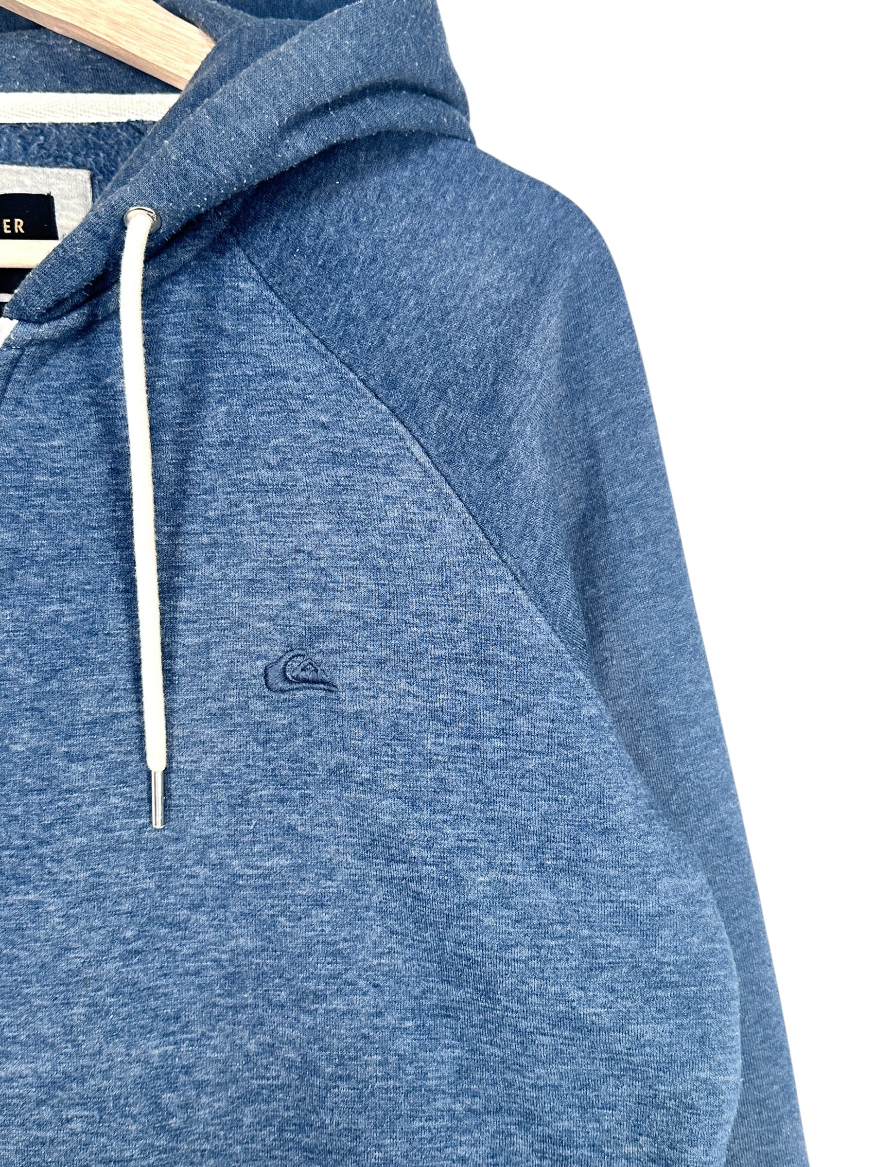 Quicksilver Vintage Blue Zip Up Hoodie