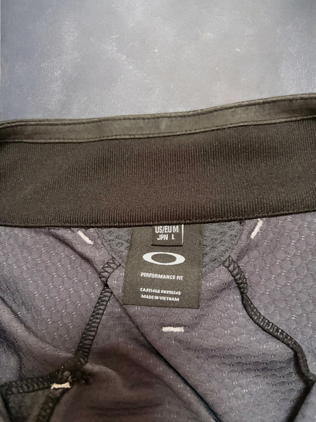 Vintage Oakley Black & White Technical Jacket