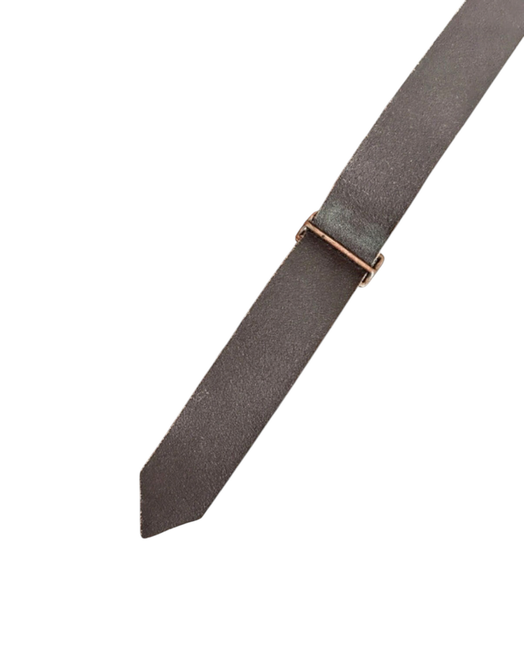 Mackenzie Brown Leather Belt with Boy Scouts Buckle - 26W
