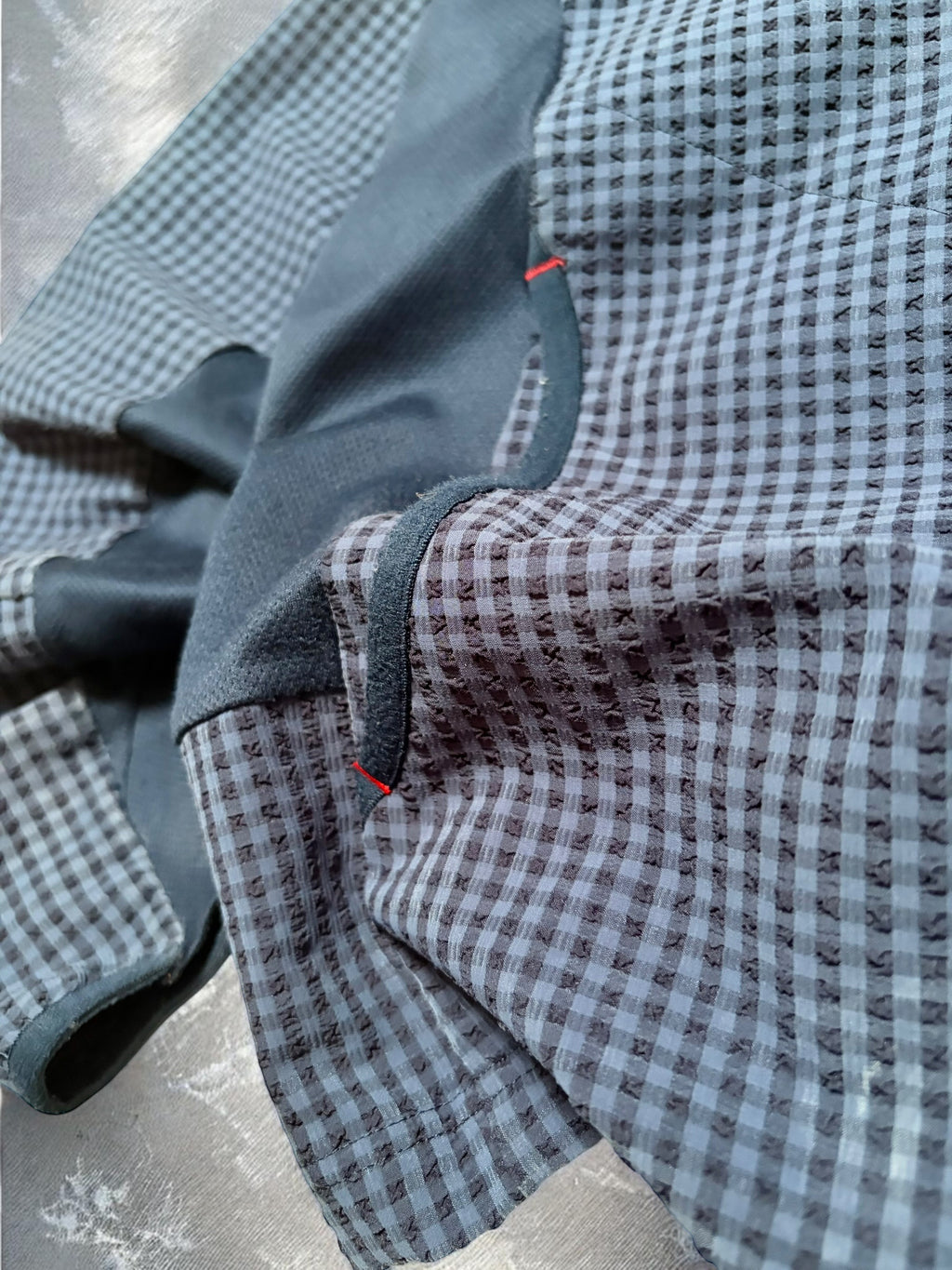 Vintage Umbro Blue Plaid Technical Jacket