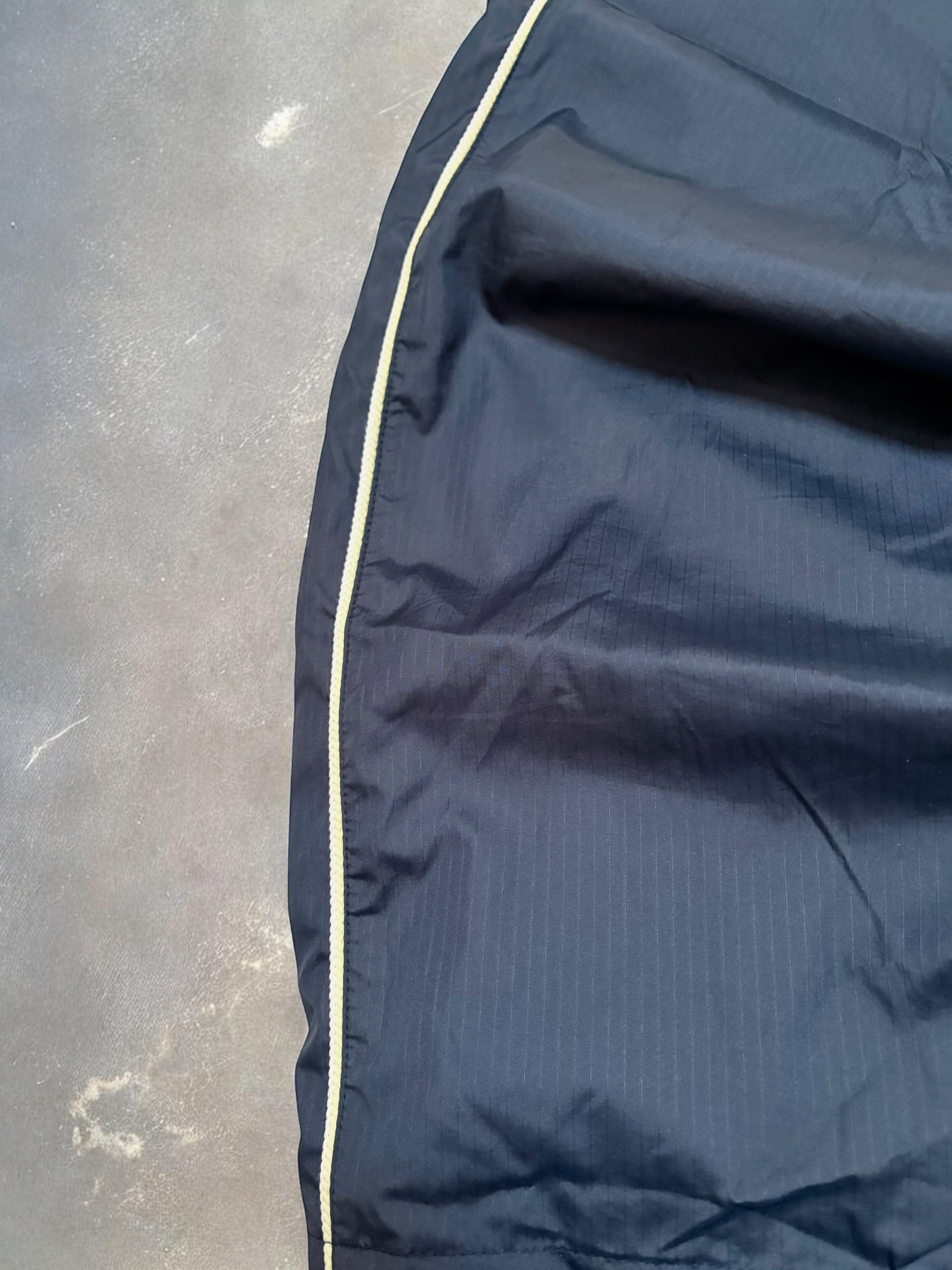 Nike Early 2000s Navy & Neon Trim Line Track Pants