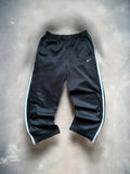Vintage 90s Black & White Stripe Nike Track Pants