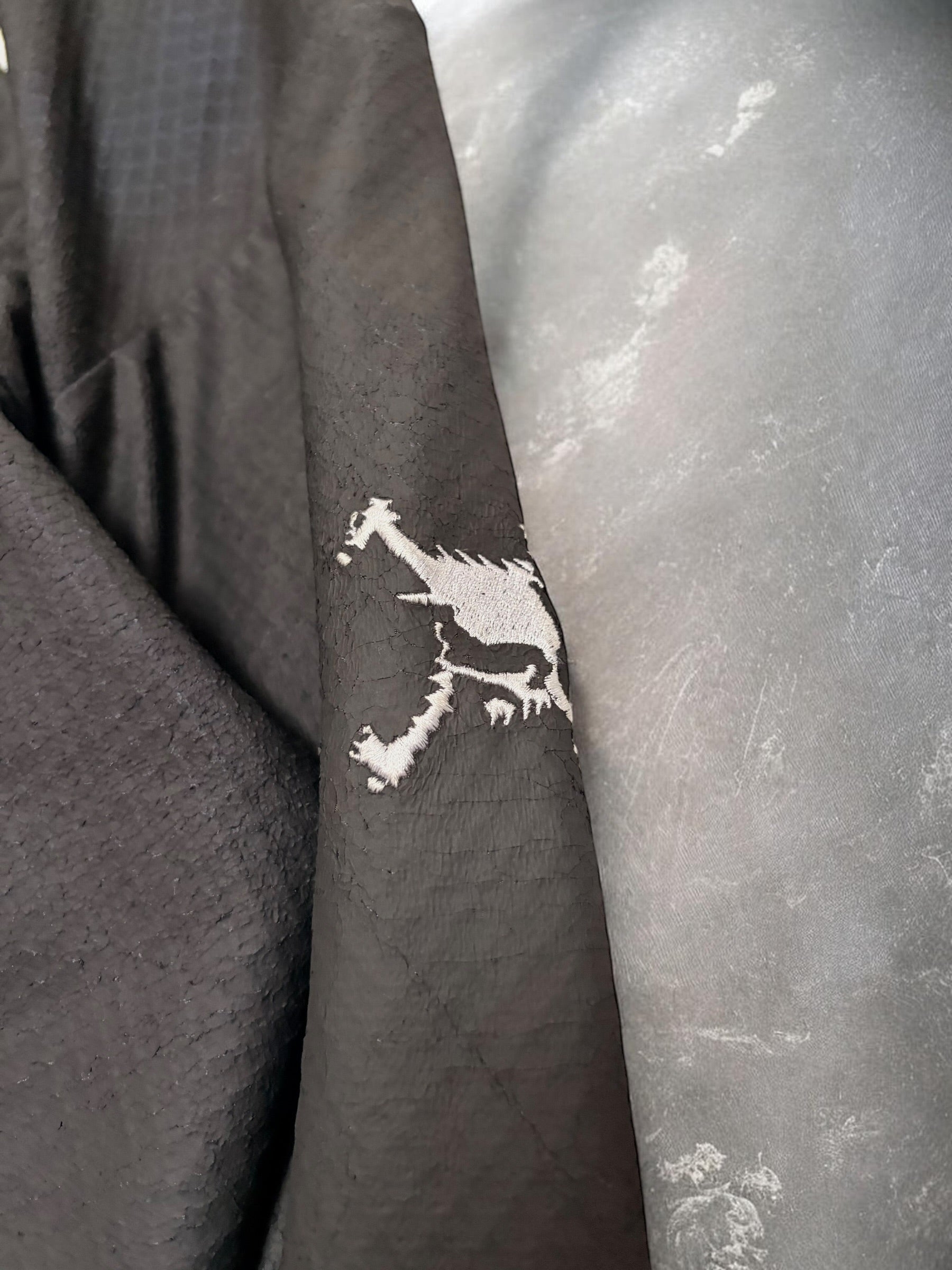 Vintage Oakley Black & White Technical Jacket