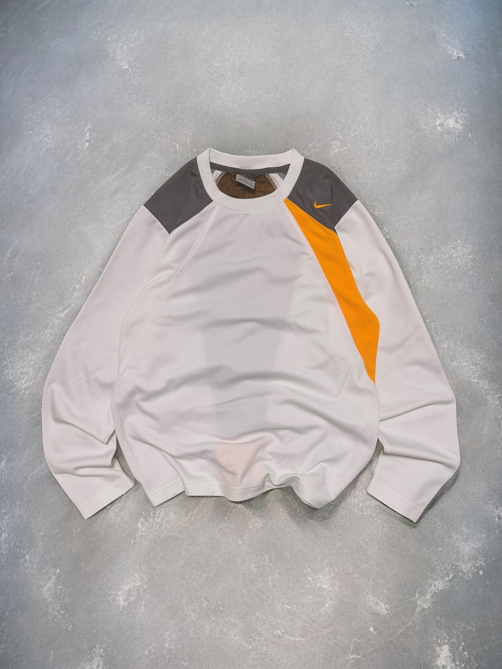 Nike Sphere React 2000s Panelled Snakeskin White Longsleeve