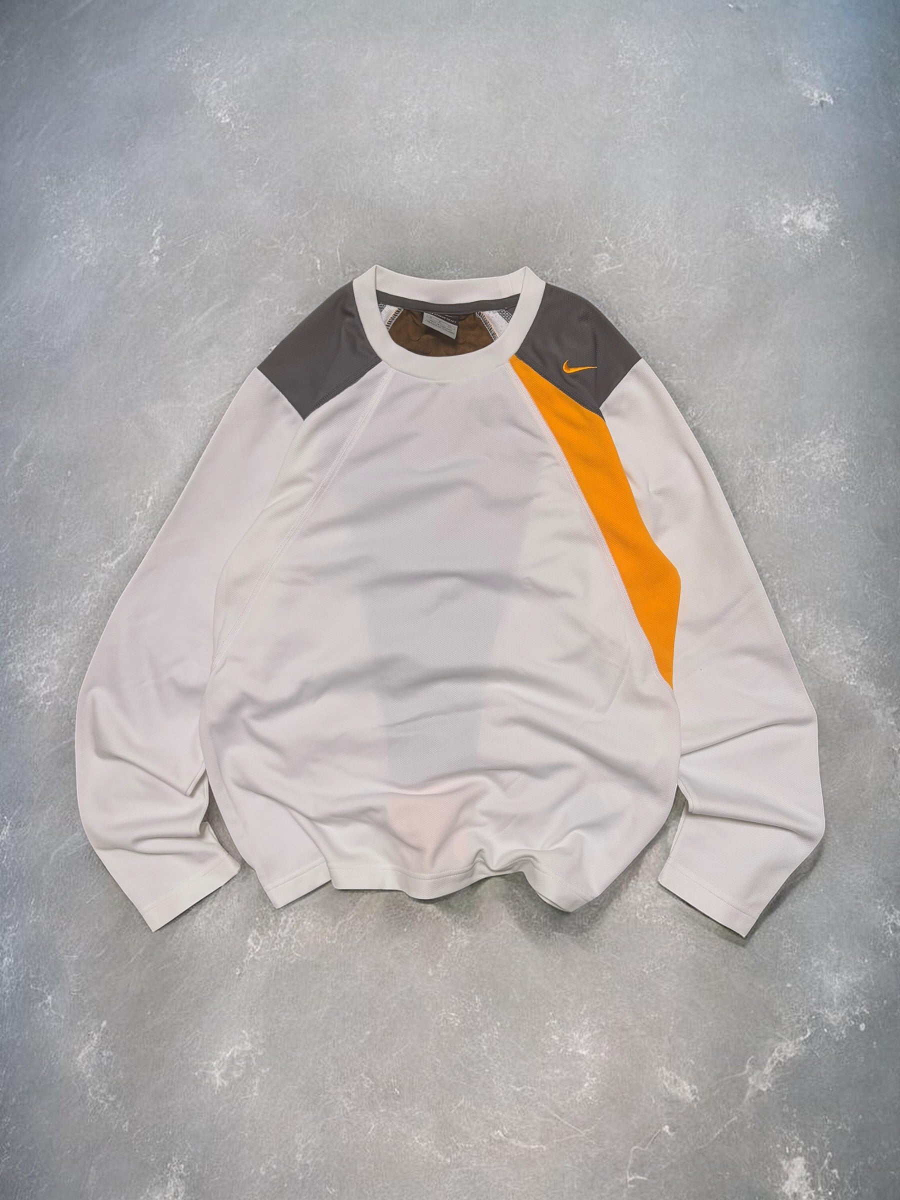 Nike Sphere React 2000s Panelled Snakeskin White Longsleeve