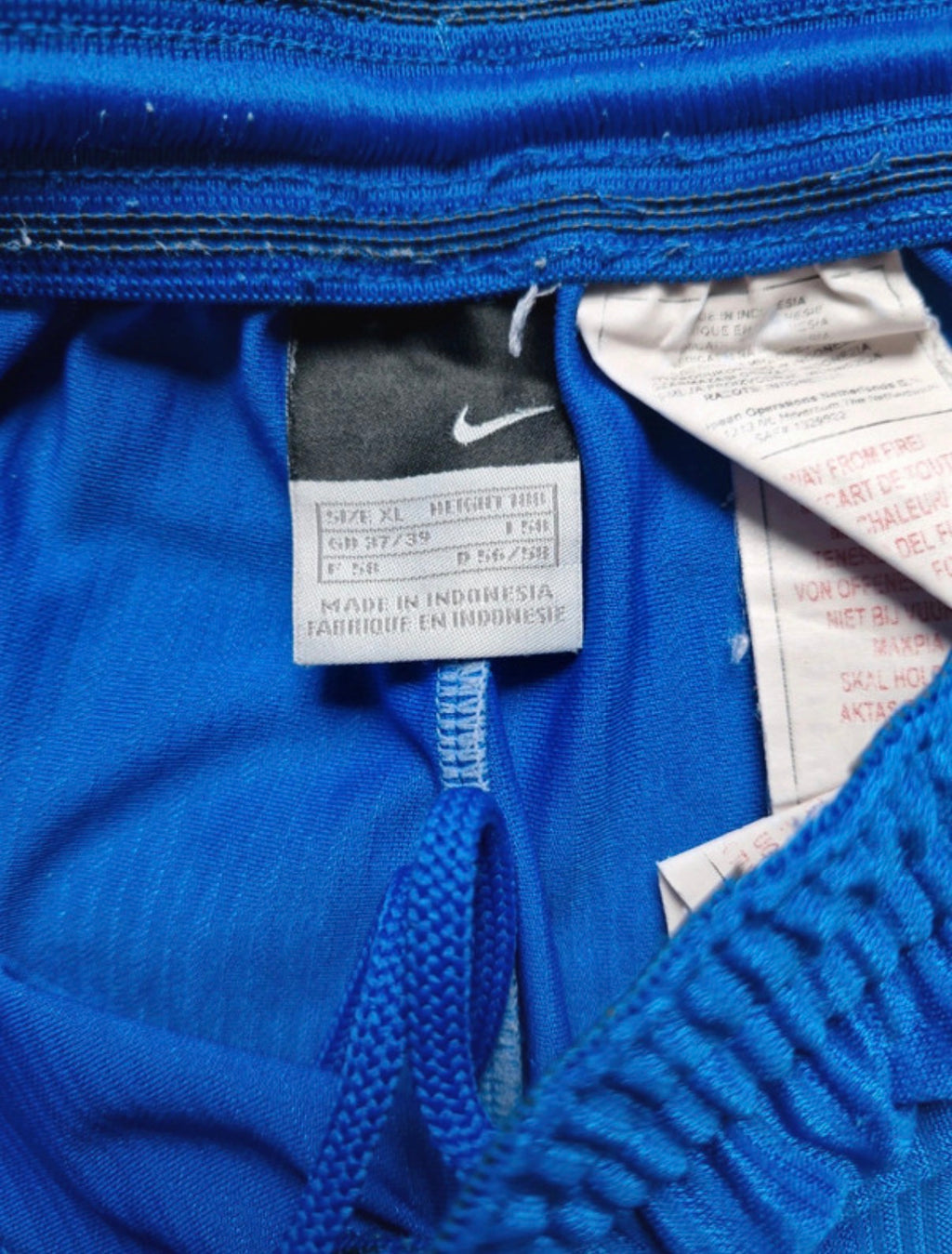 Nike T90 2000s Blue Football Shorts