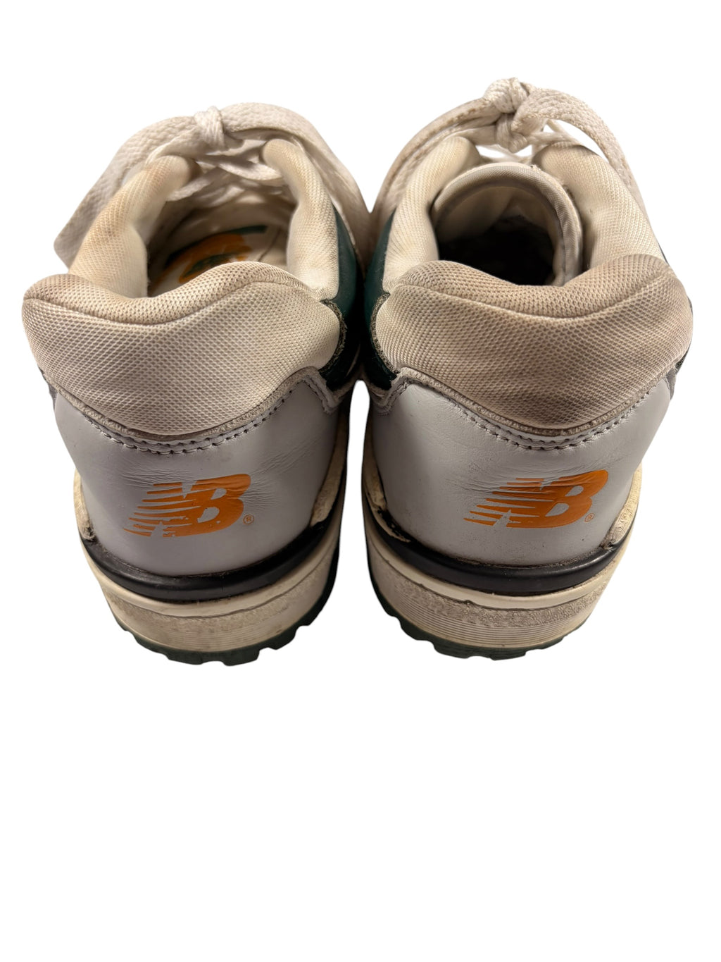 New Balance Vintage 550s White & Green Trainers
