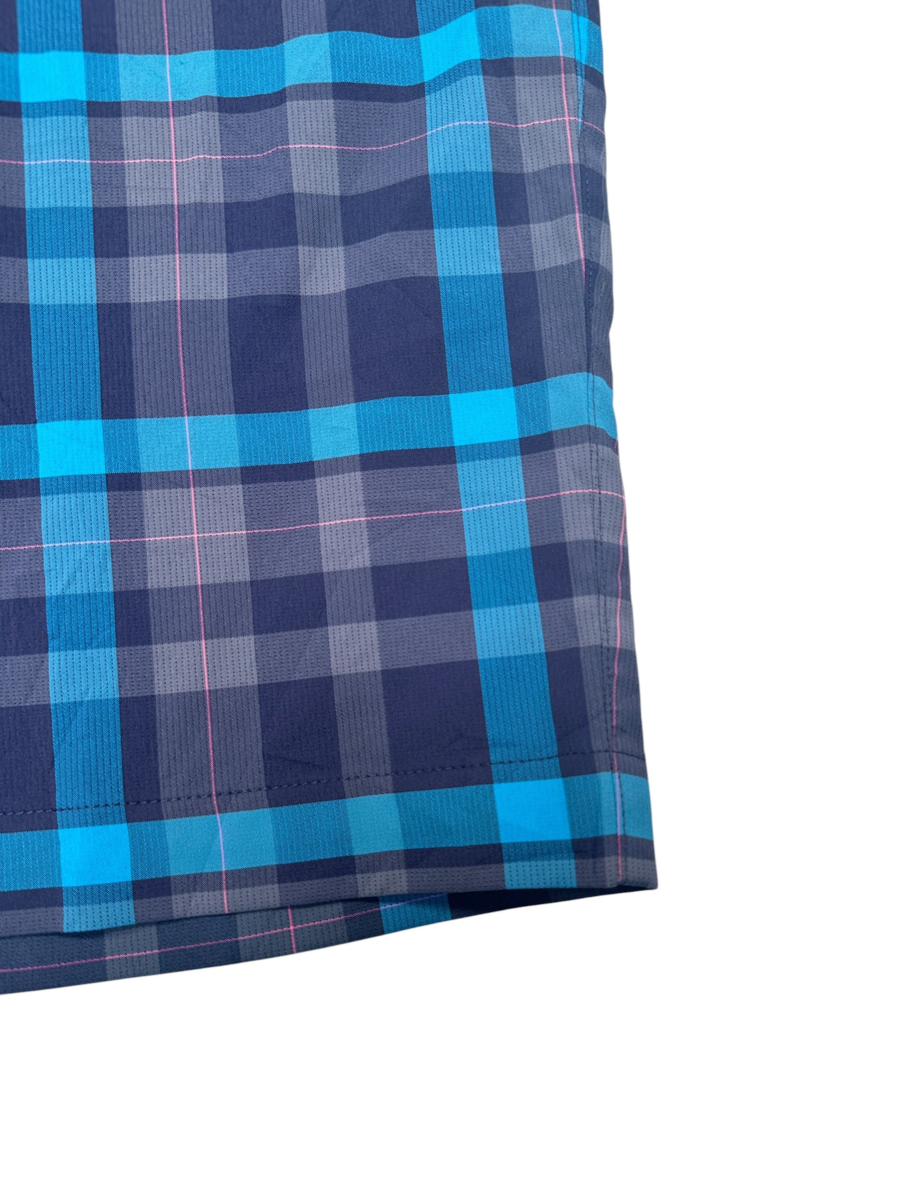 Nike Vintage Plaid Blue Shorts