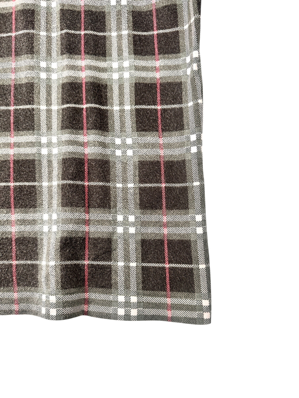 Burberry Vintage Blue Label Plaid Grey Tee