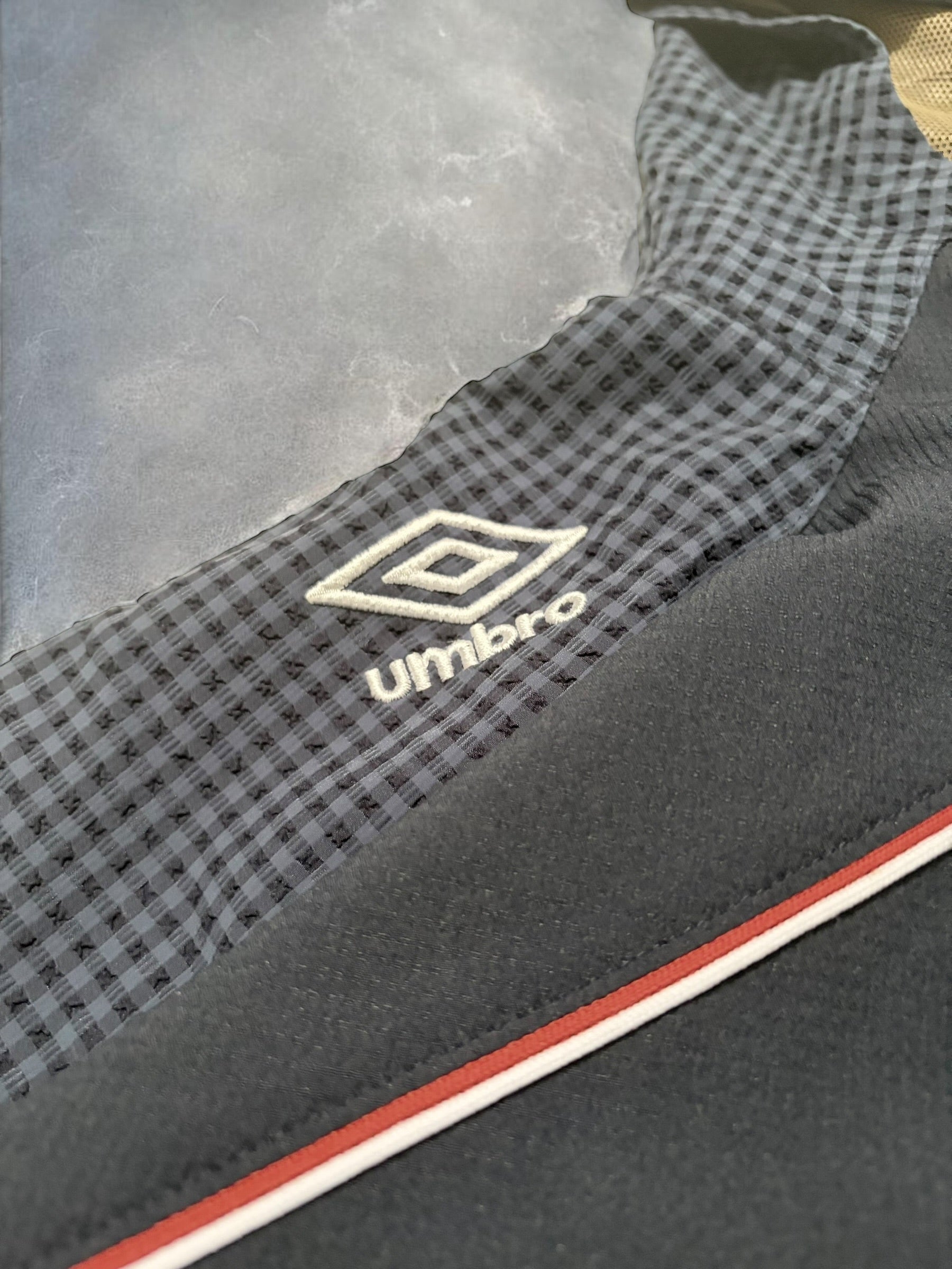 Vintage Umbro Navy Panelled Technical Jacket