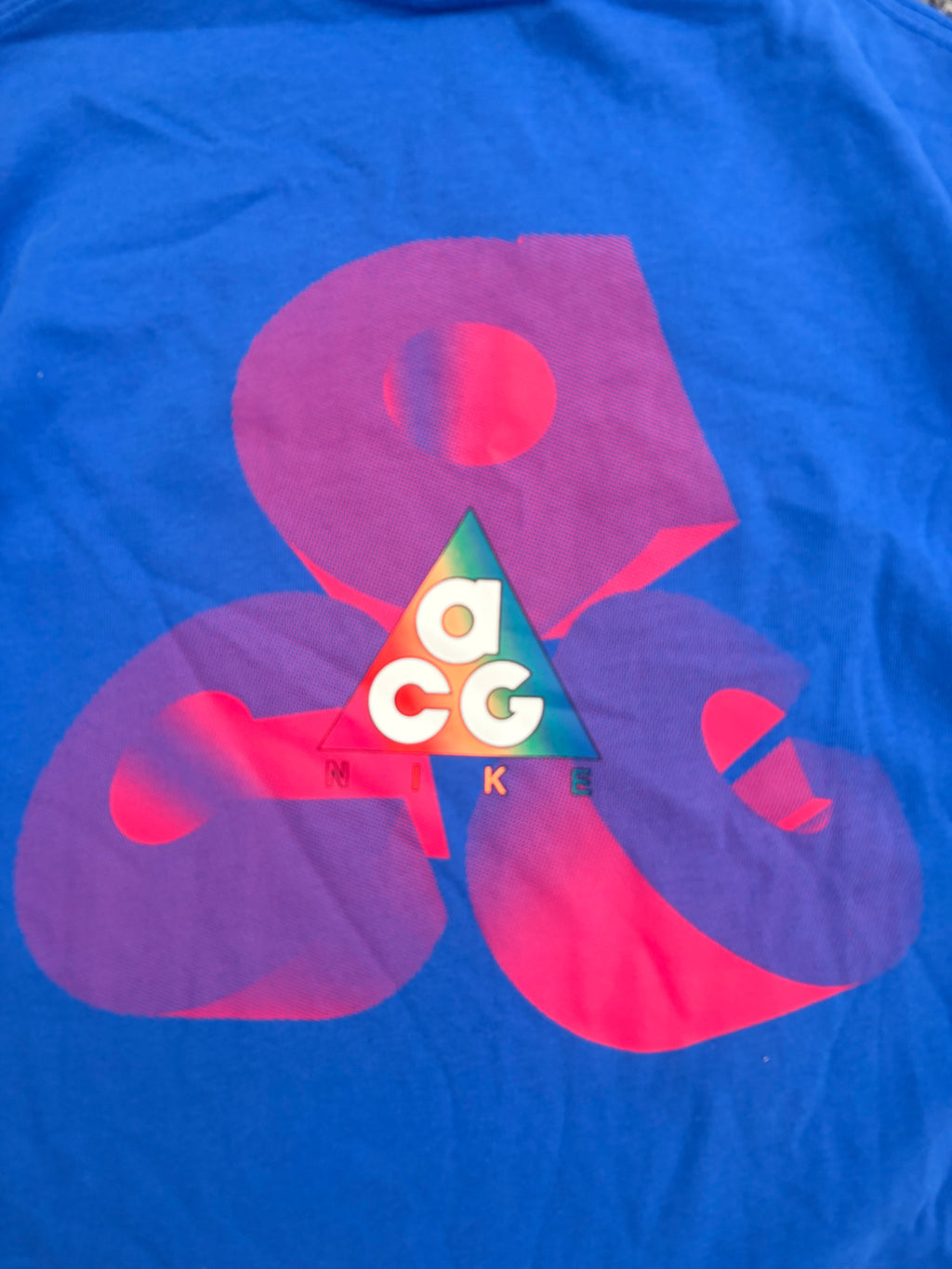 Nike ACG Print BNWT Blue Tee
