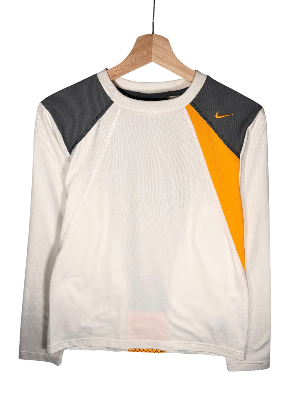 Nike Sphere React 2000s Panelled Snakeskin White Longsleeve