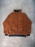 Oakley Vintage Boa Fleece Brown Black Jacket