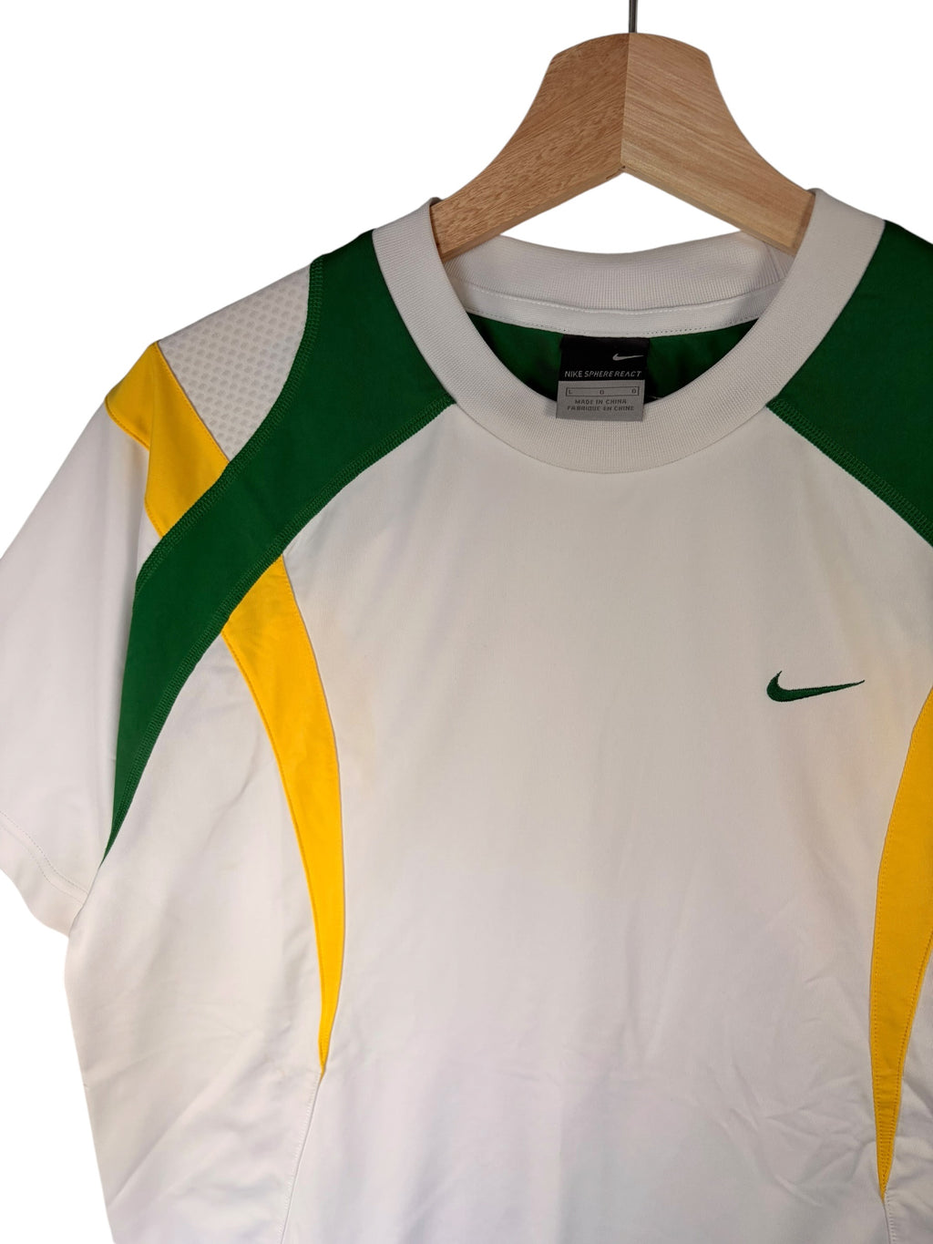 Nike Sphere React Panelled White Tee