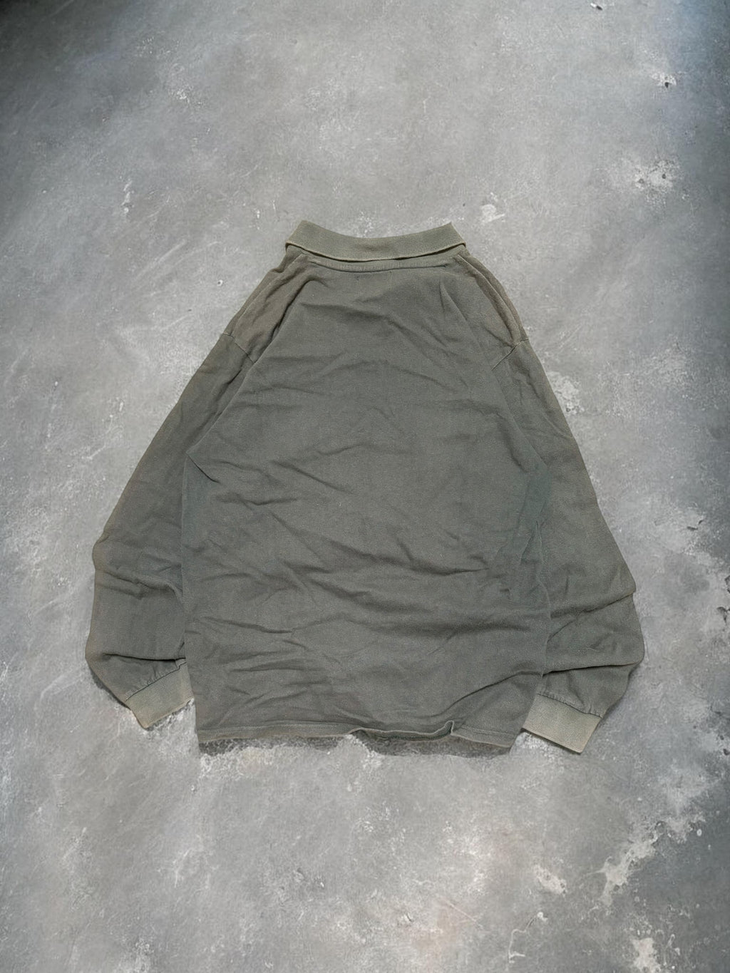 Stussy Vintage Spellout Green Longsleeve Shirt