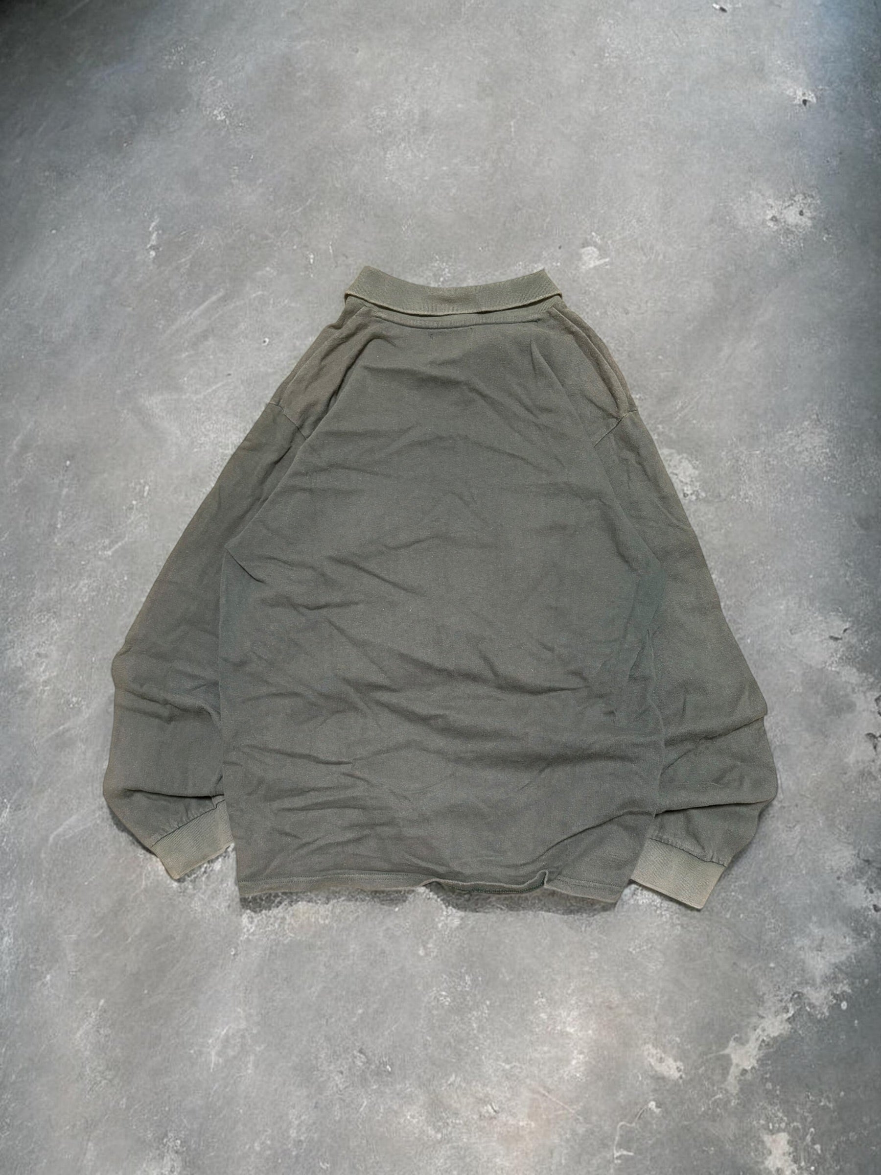 Stussy Vintage Spellout Green Longsleeve Shirt