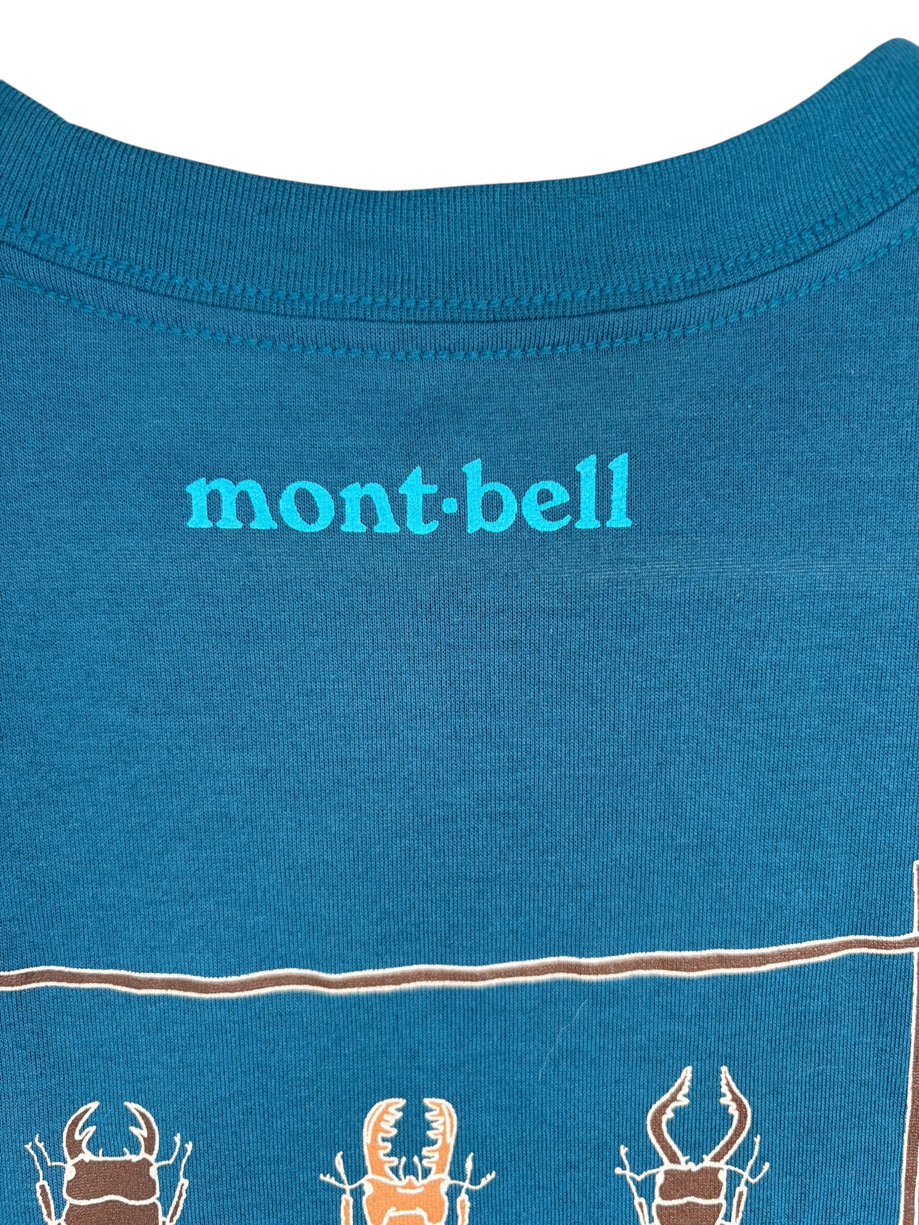 Montbell Vintage Japanese Blue Beetle Tee
