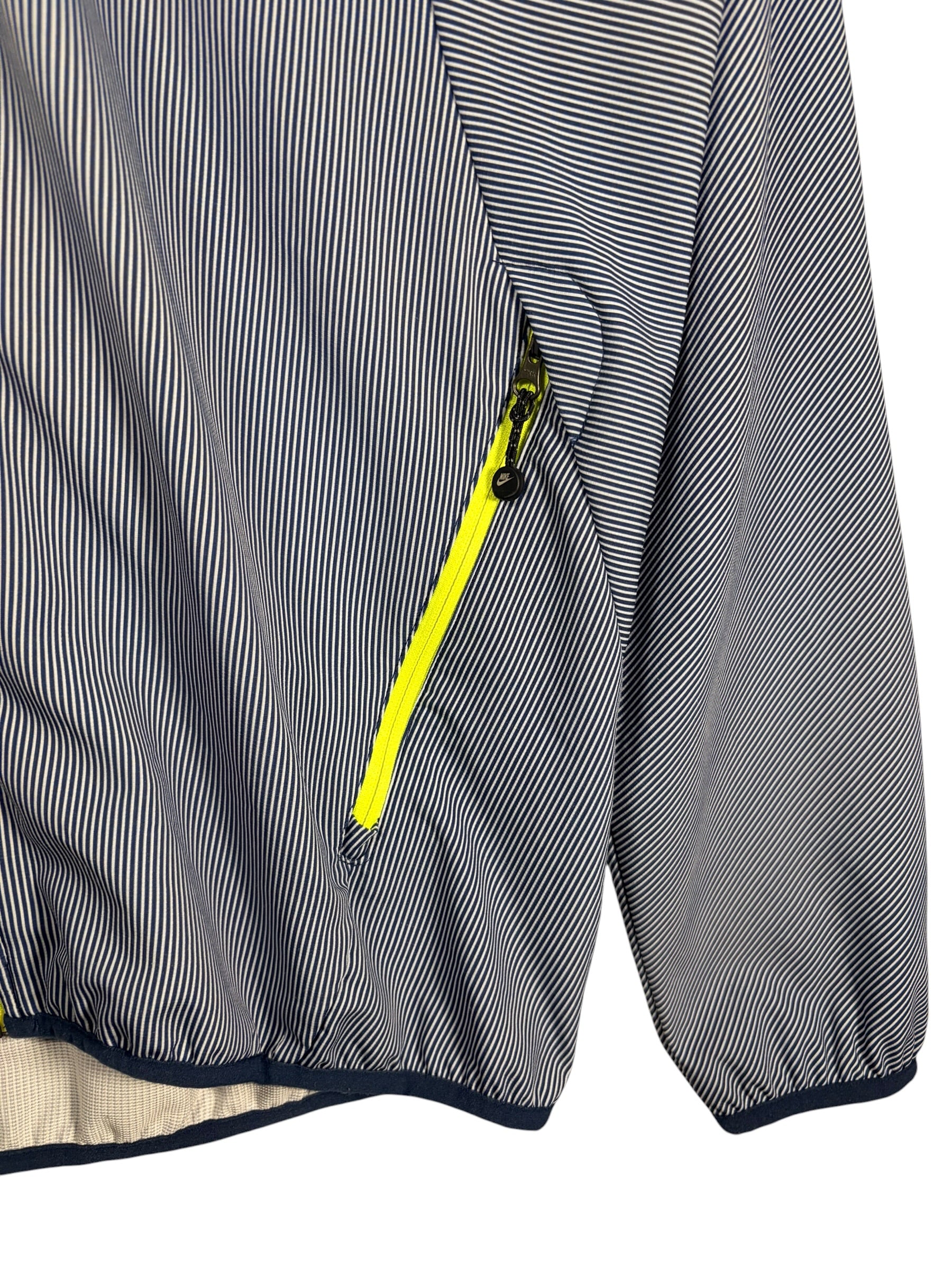 Nike Vintage 2000s Striped Blue Ninja Zip Jacket