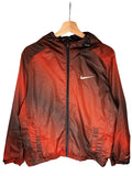 Nike 2000s Orange Black Patterned Technical Windbreaker