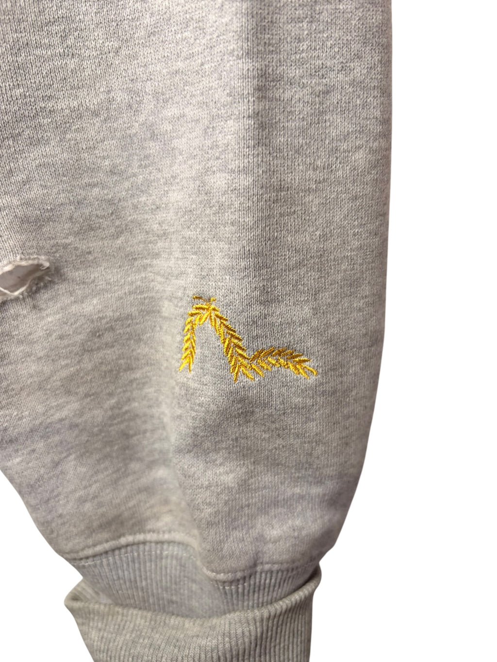 Evisu Premium Vintage Back Print Grey Zip up Hoodie