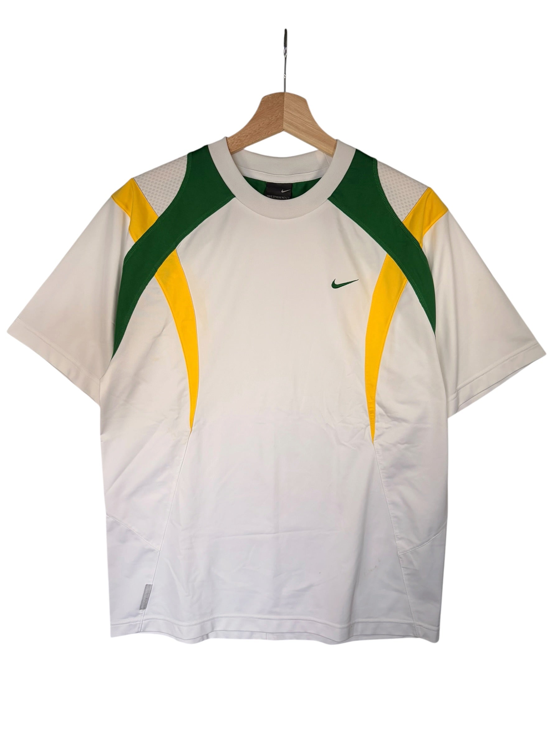 Nike Sphere React Panelled White Tee