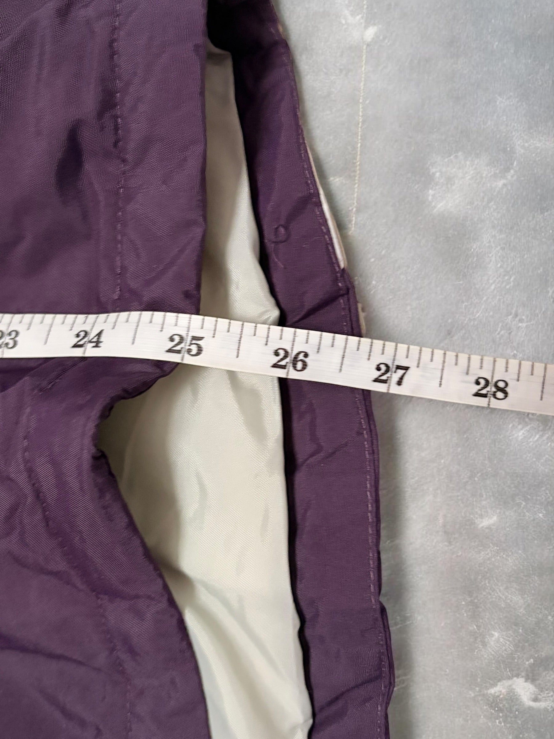 Columbia Vintage Panelled Purple White Technical Ski Coat