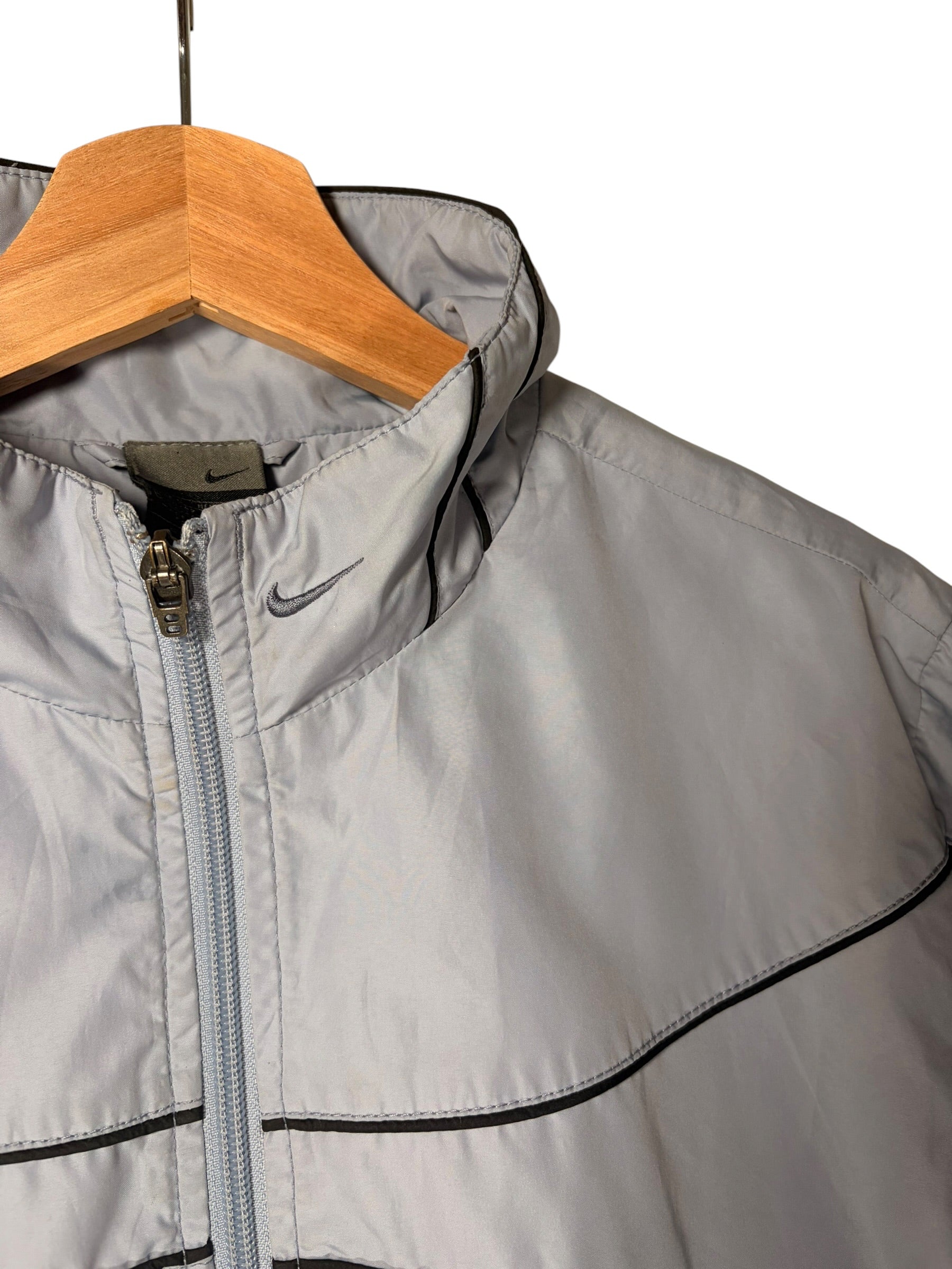 Nike Early 2000s Clima-Fit Silver Jacket