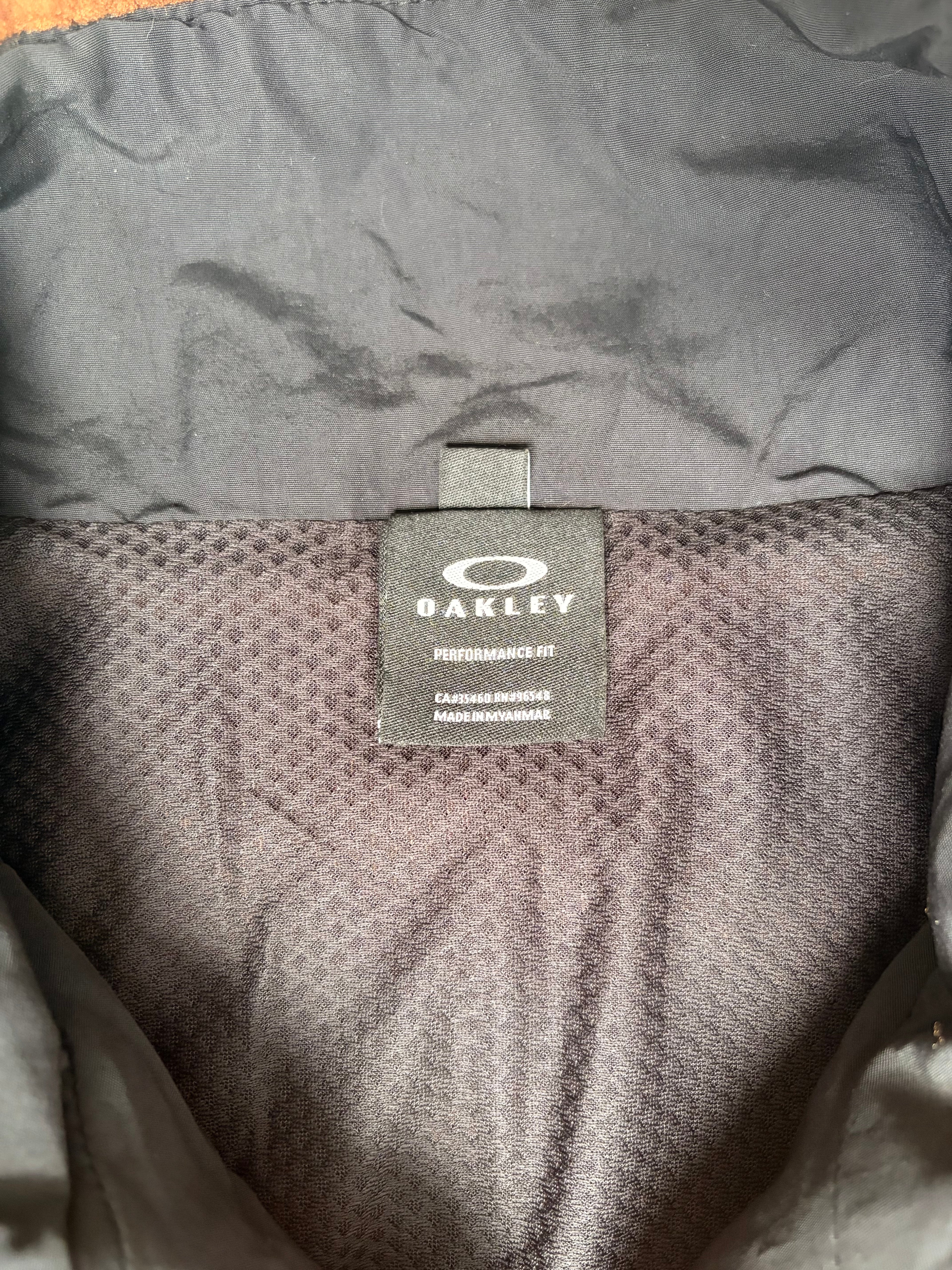 Oakley Vintage Boa Fleece Brown Black Jacket