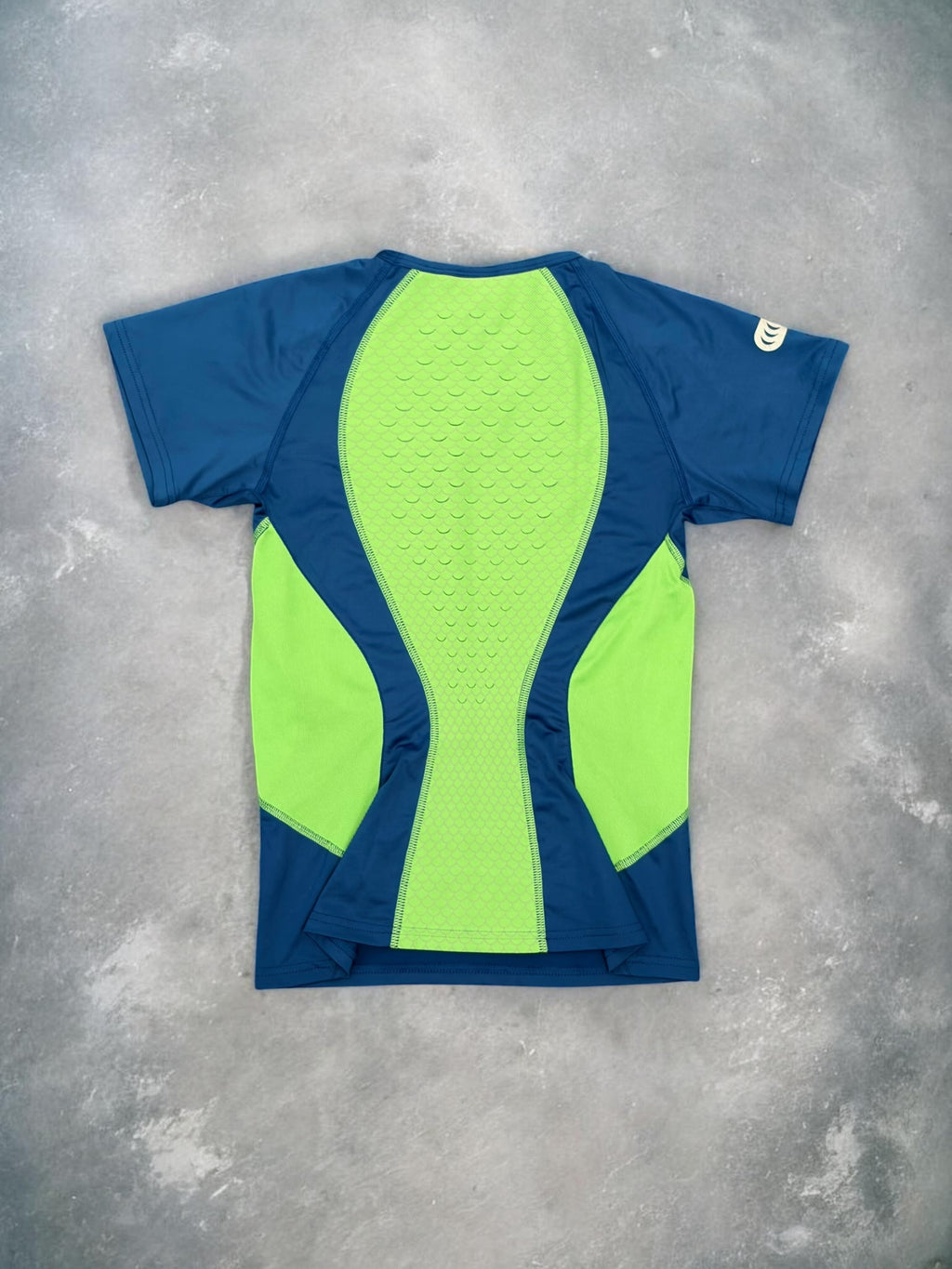 Nike Sphere React Blue & Green Snakeskin Panelled Tee