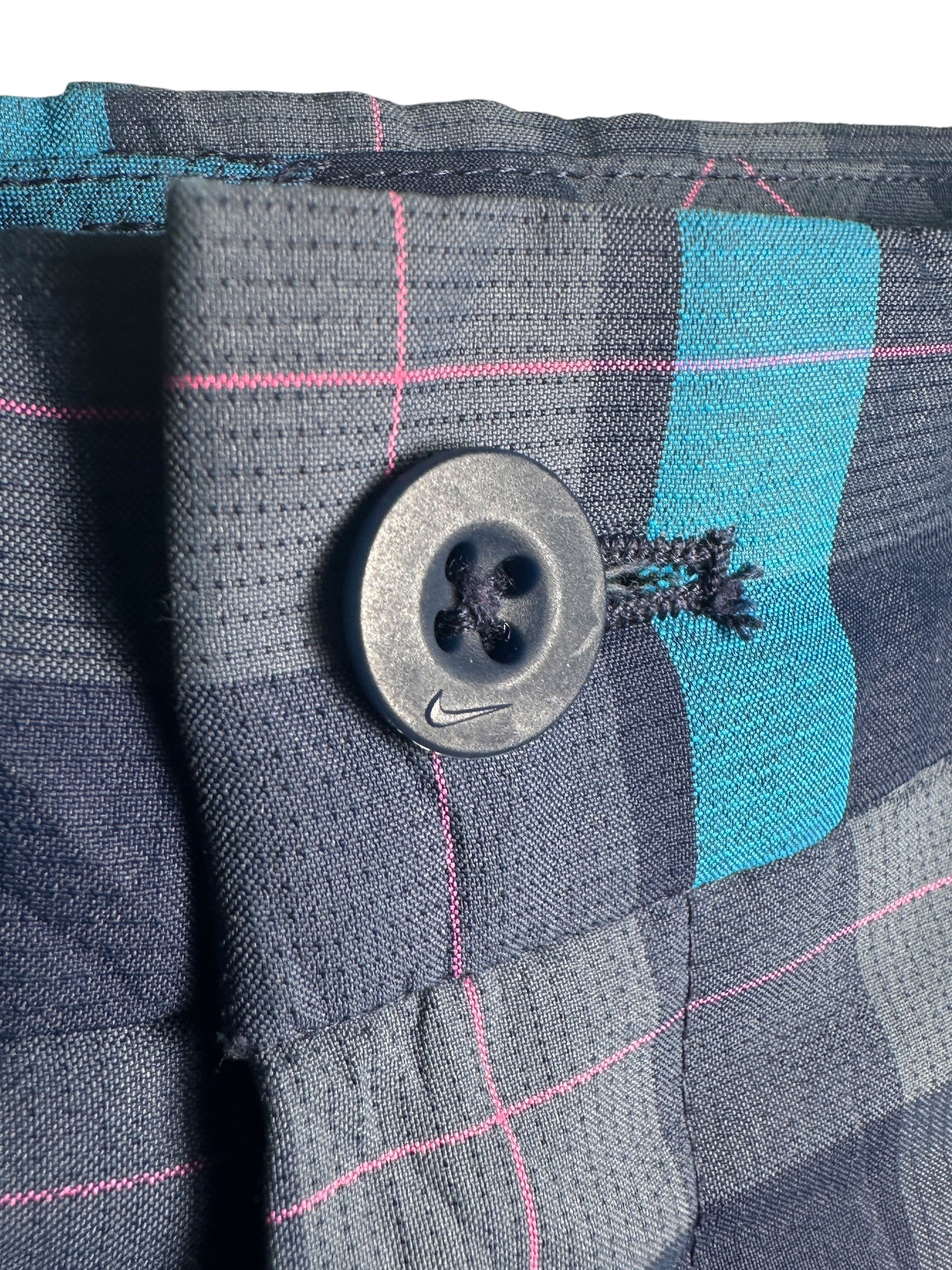 Nike Vintage Plaid Blue Shorts