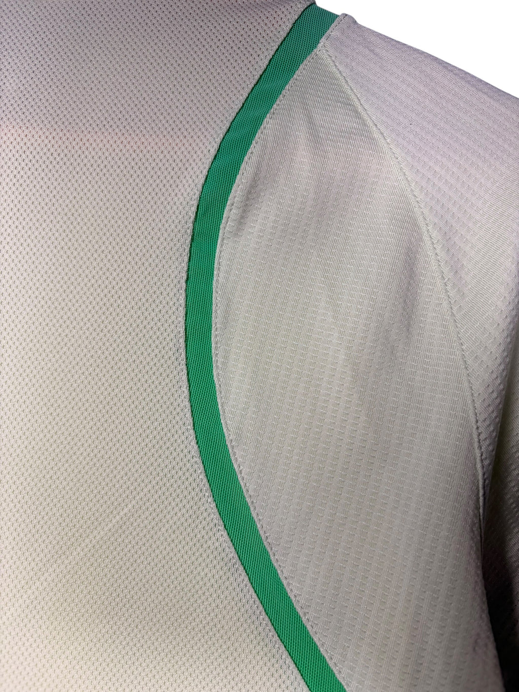 Nike Sphere Dry 2000s Panelled Cream Green Zip T-Shirt
