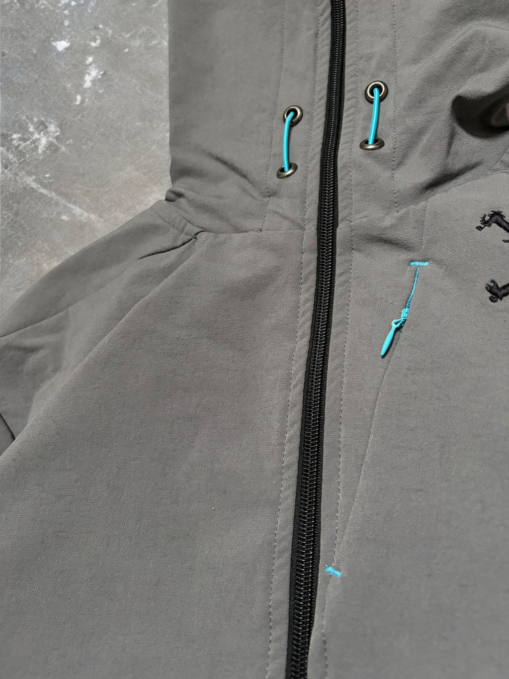 Vintage Oakley Grey Technical Ninja Hoodie