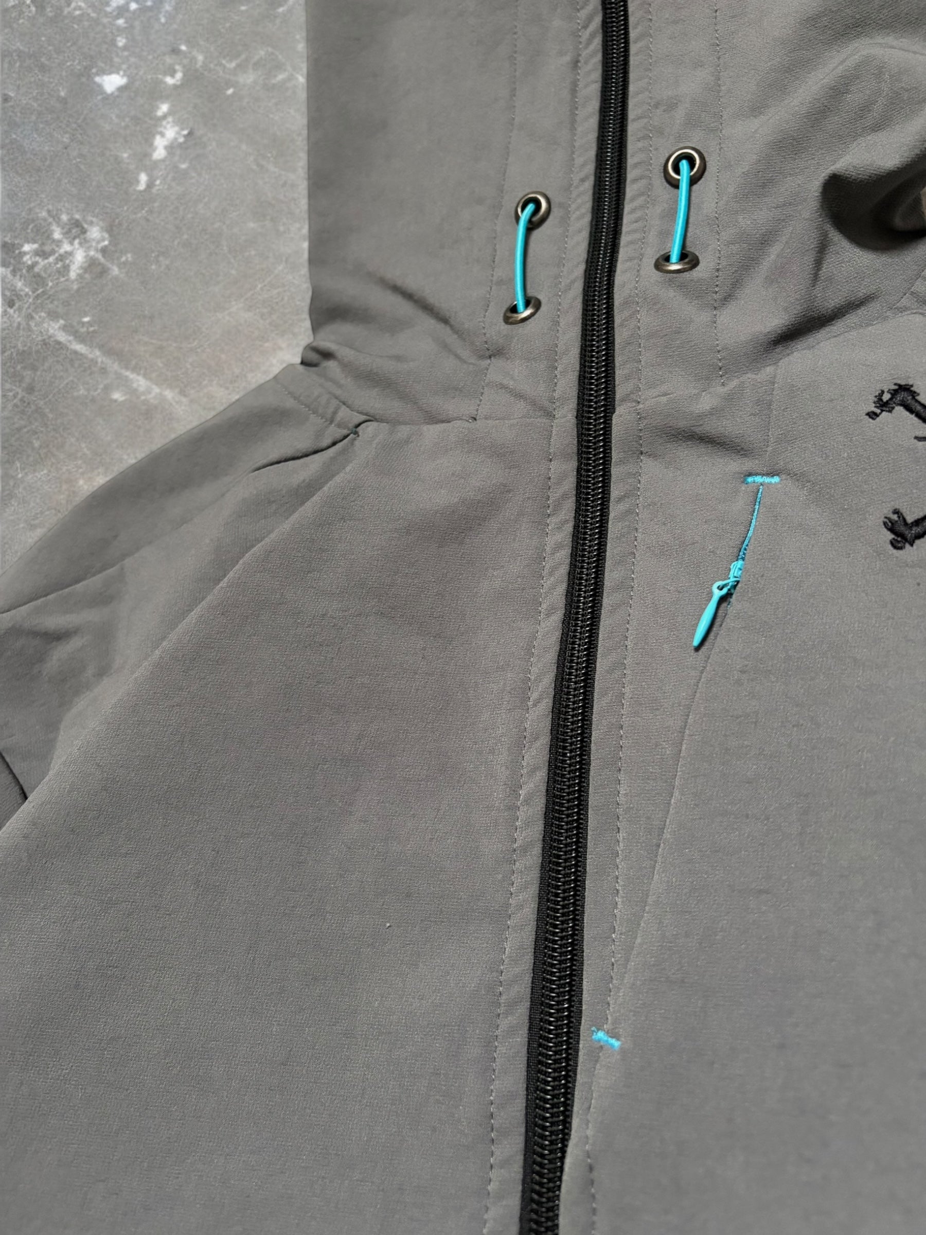 Vintage Oakley Grey Technical Ninja Hoodie