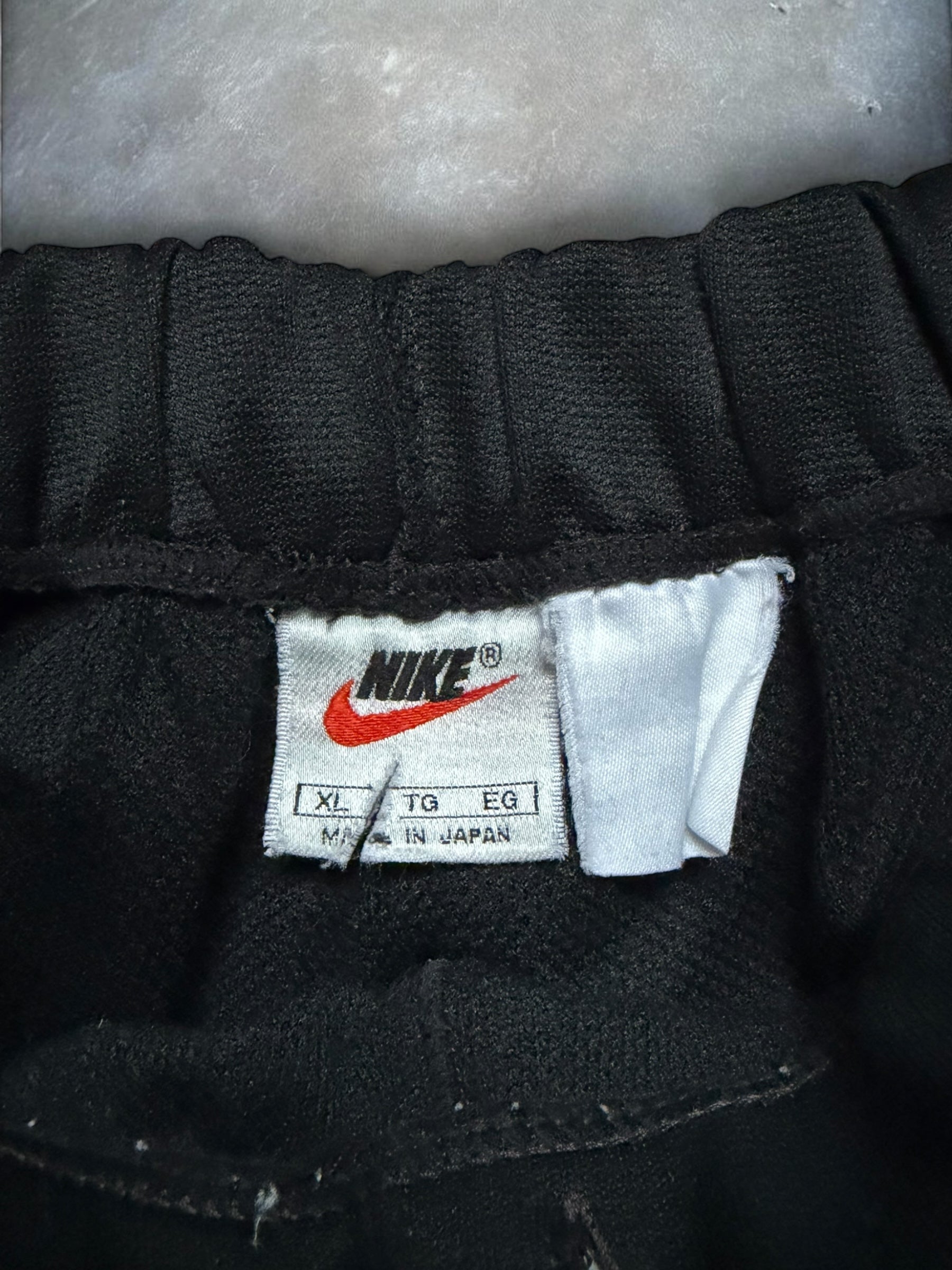 Vintage 90s Black & White Stripe Nike Track Pants