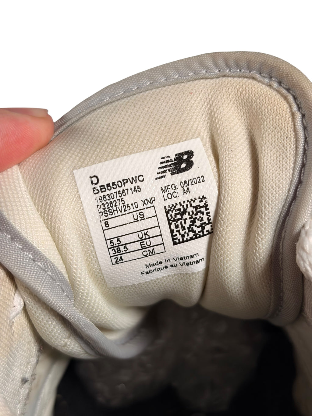New Balance Vintage 550s White & Green Trainers