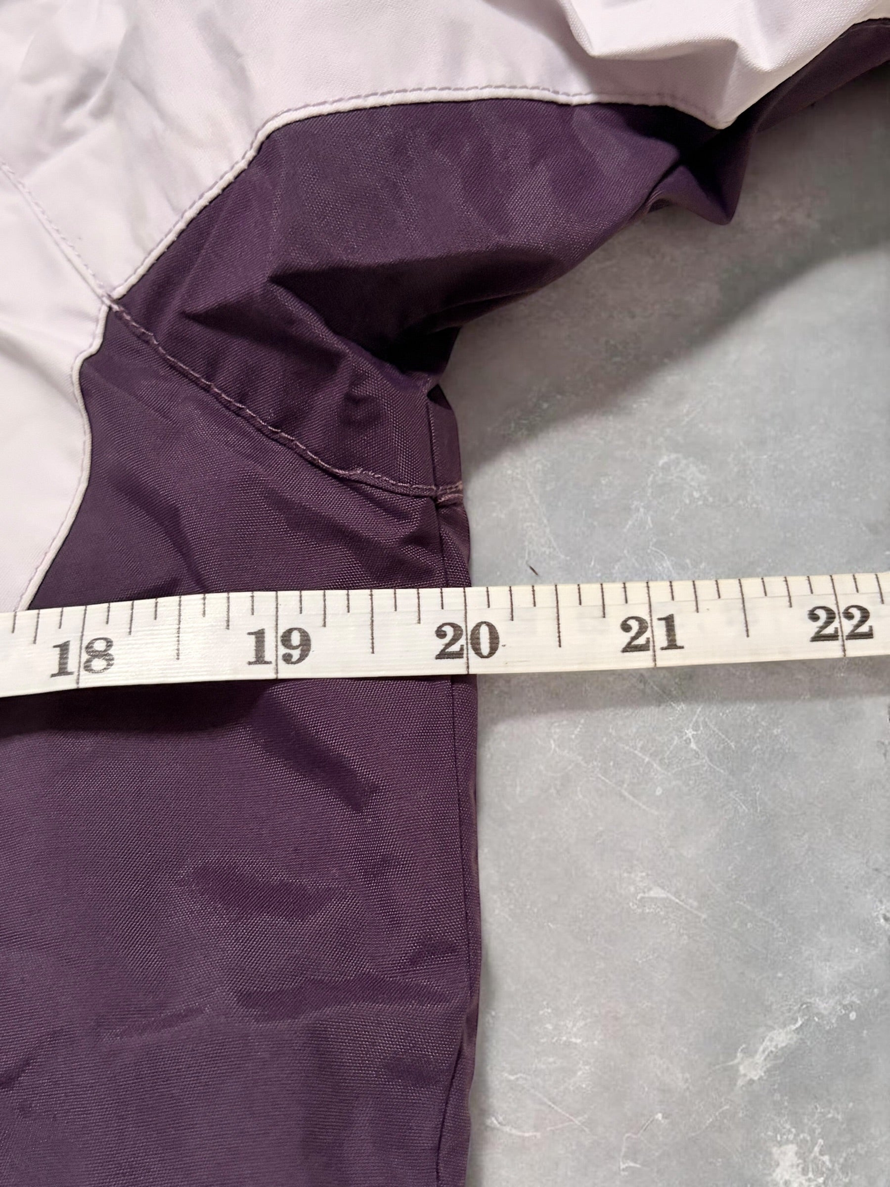 Columbia Vintage Panelled Purple White Technical Ski Coat