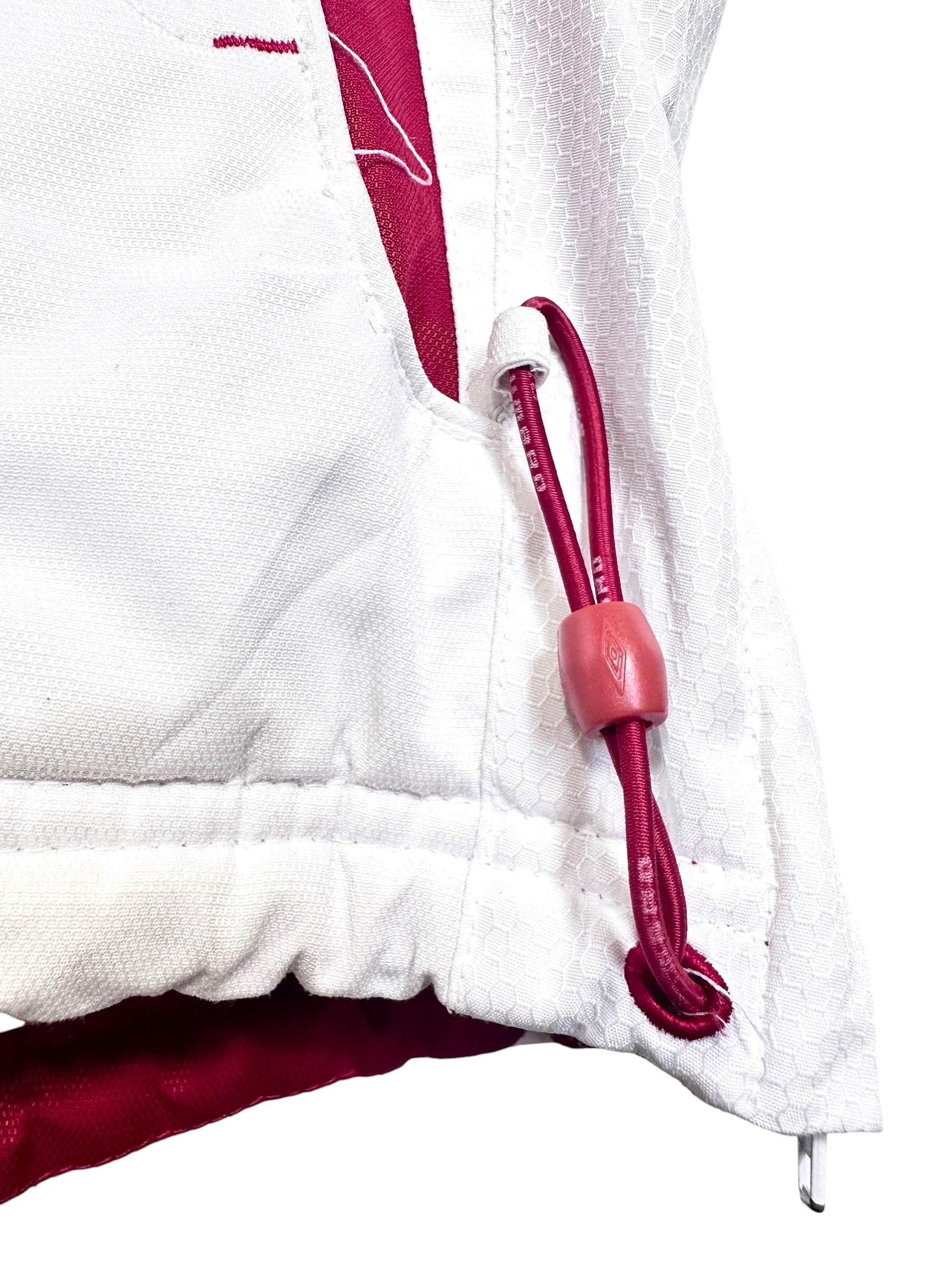 Umbro Vintage White Red Ski Coat