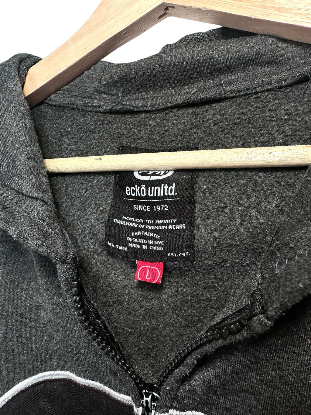 Ecko Unltd Vintage Grey Hoodie