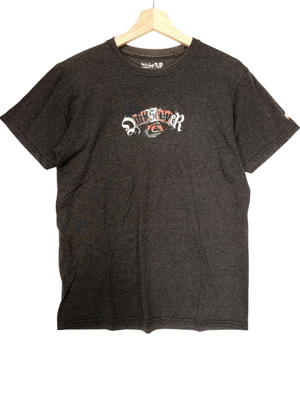 Quicksilver Vintage Graphic Dark Grey Tee