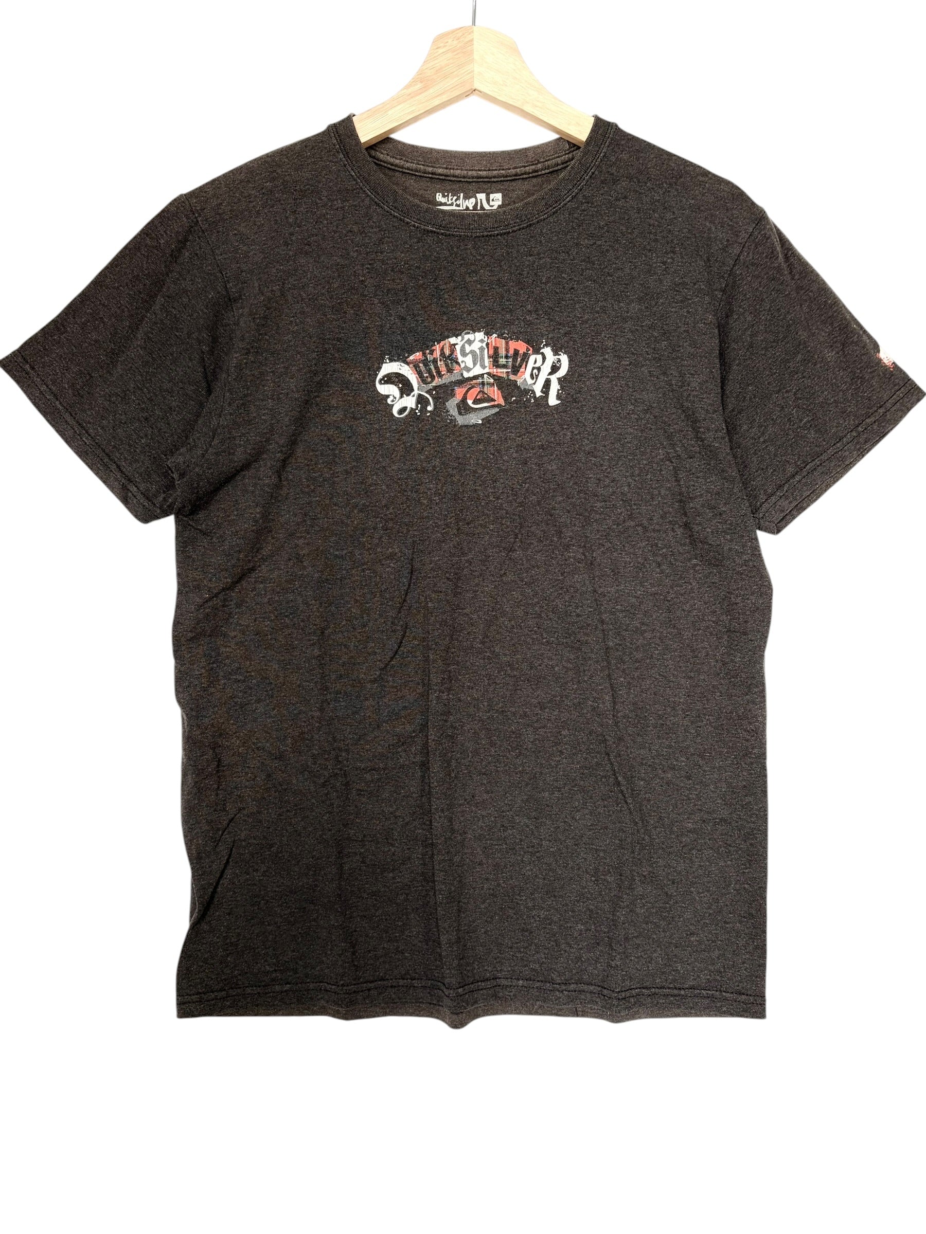 Quicksilver Vintage Graphic Dark Grey Tee
